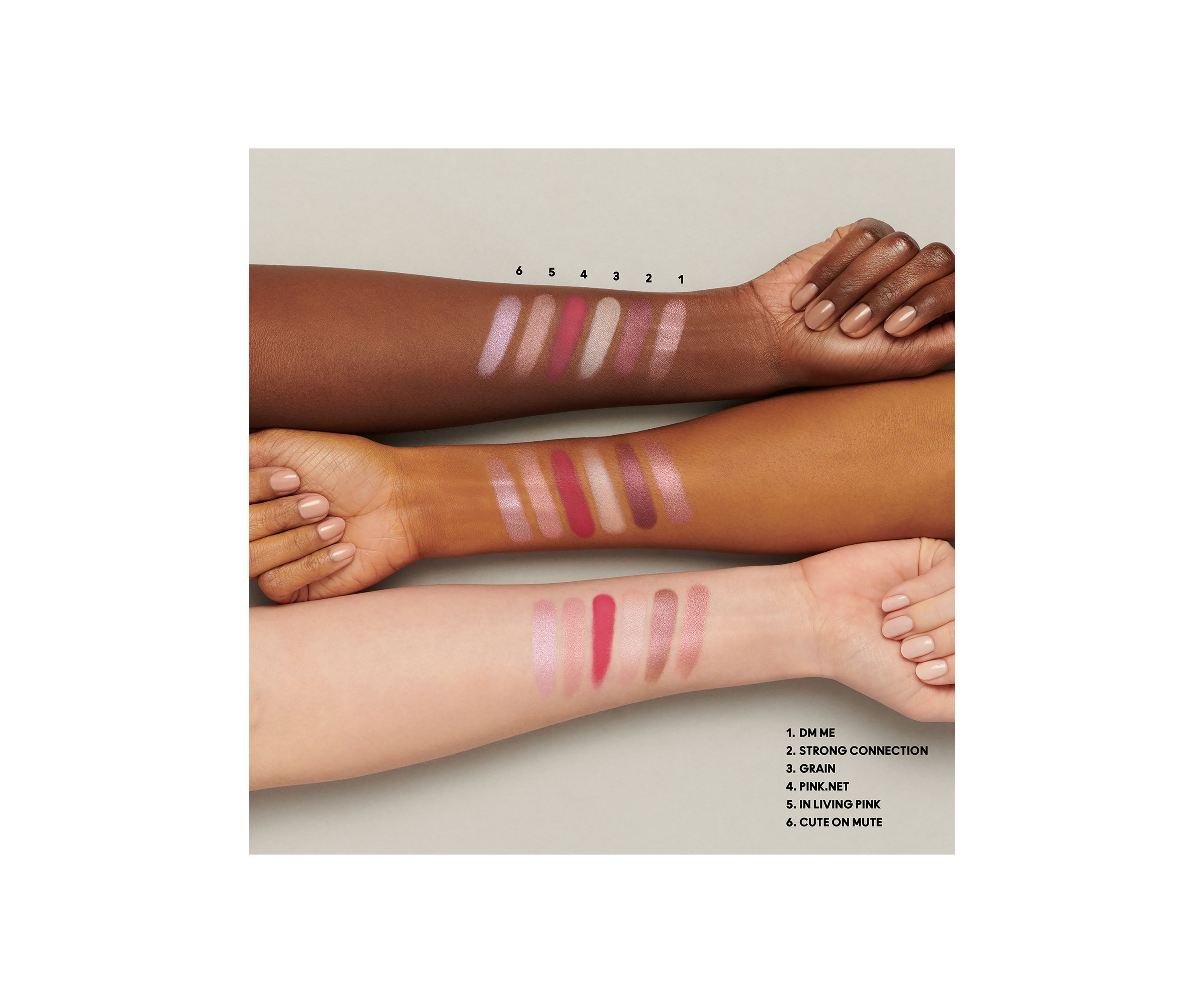 Connect In Colour Eye Shadow Palette: Rose Lens