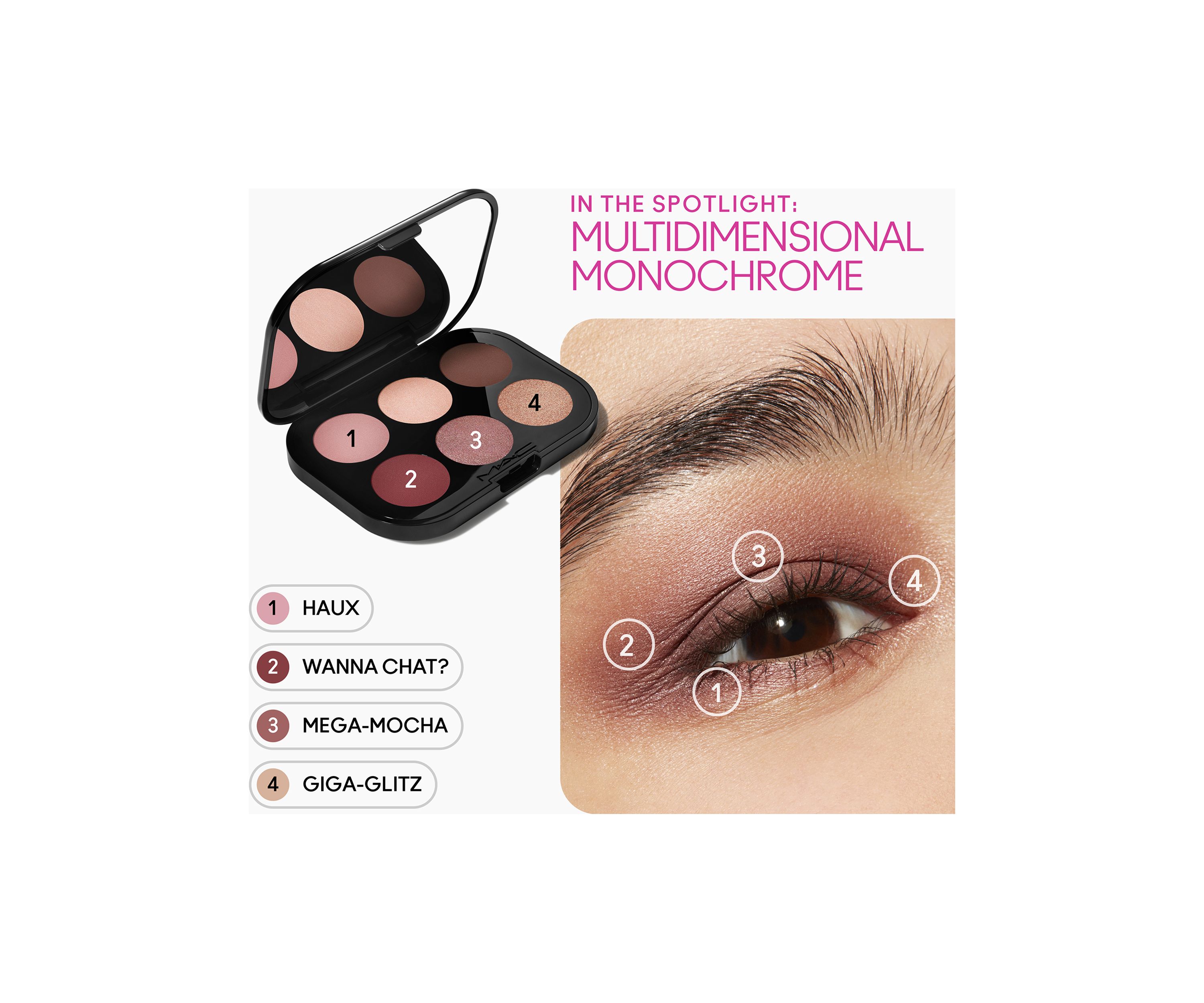 Connect In Colour Eye Shadow Palette: Embedded In Burgundy