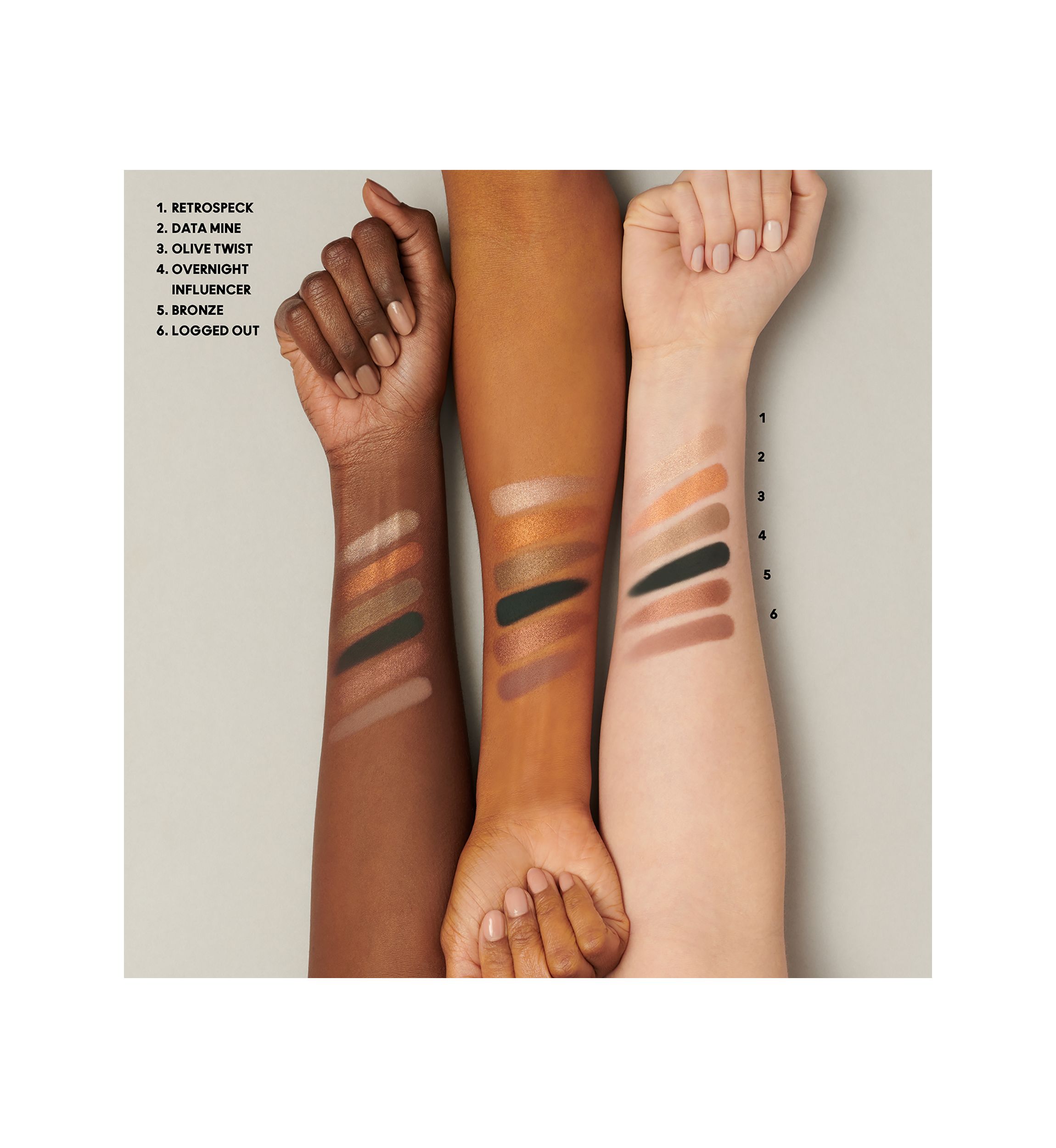 Connect In Colour Eye Shadow Palette: Bronze Influence