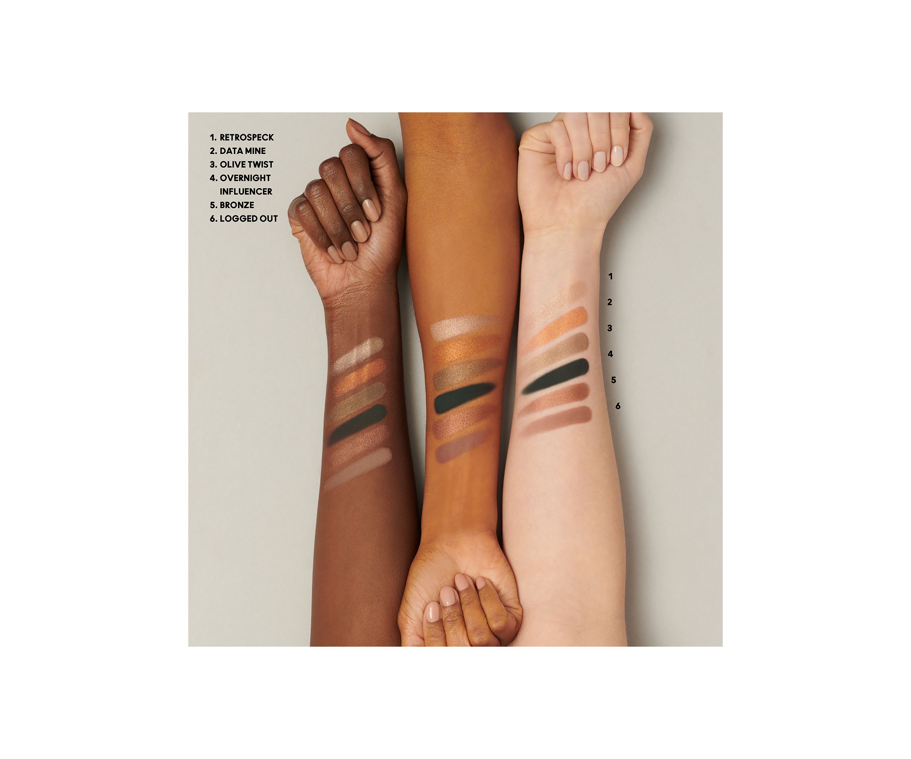 Connect In Colour Eye Shadow Palette: Bronze Influence