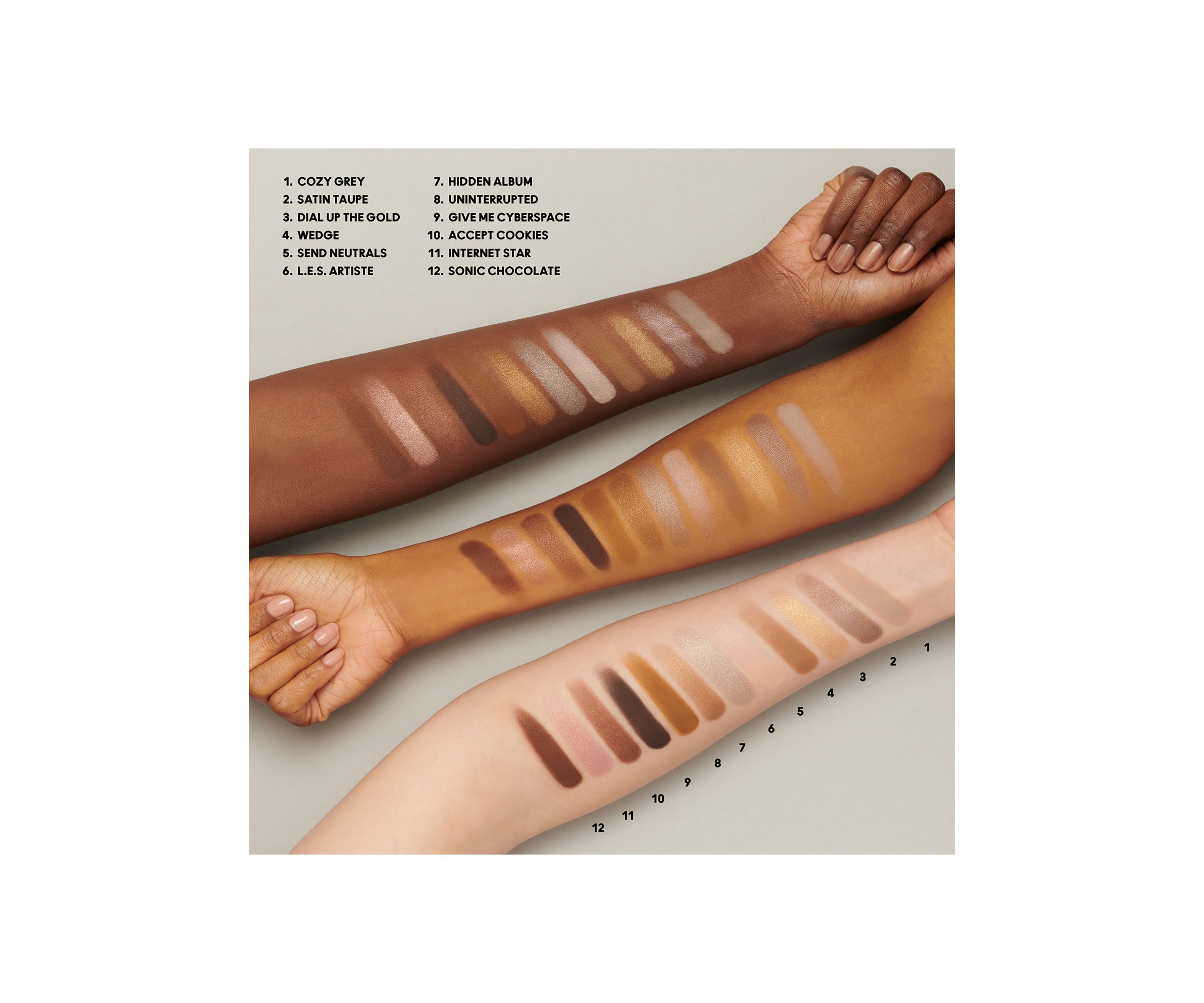 Connect In Colour Eye Shadow Palette: Unfiltered Nudes
