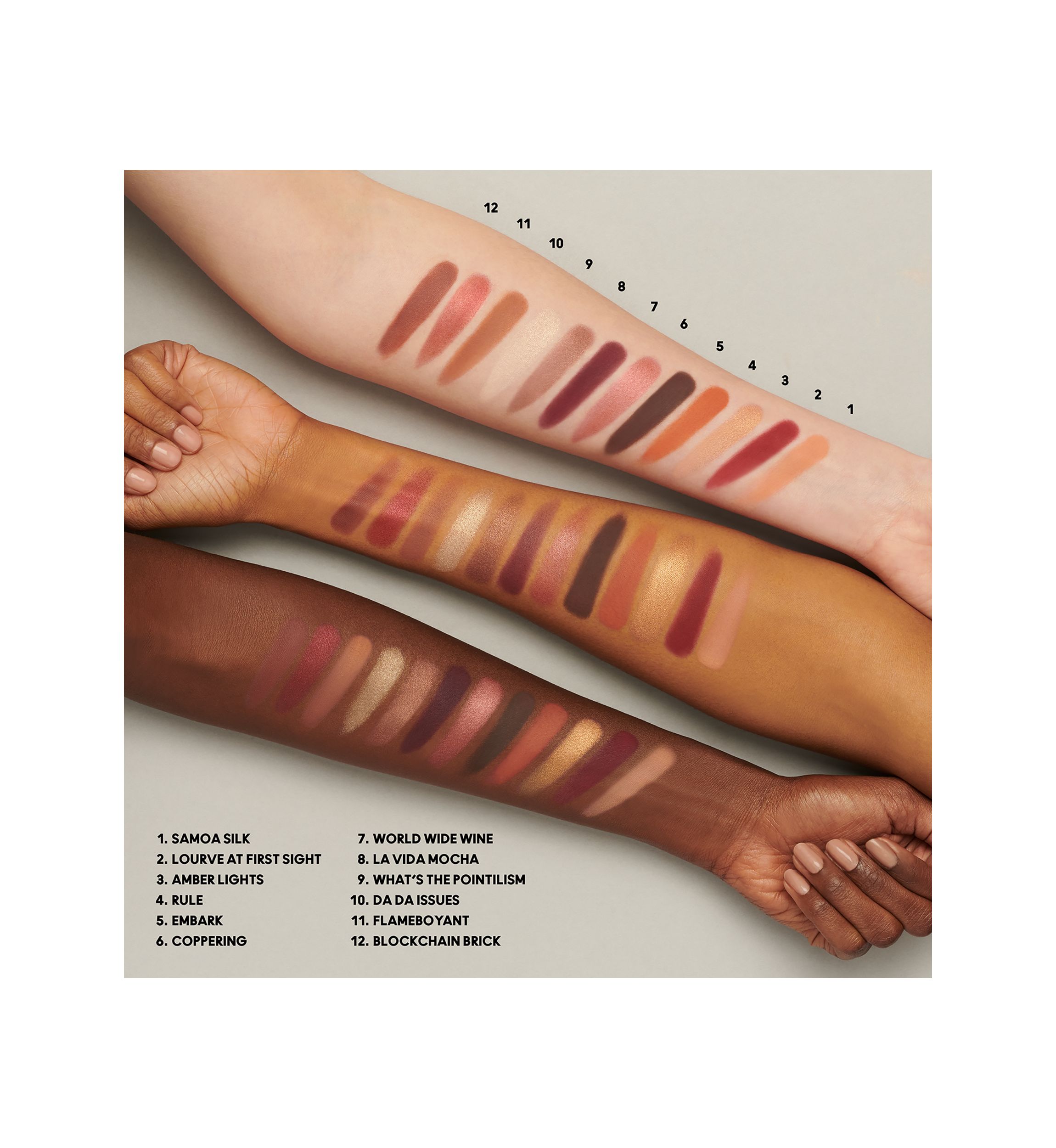 Connect In Colour Eye Shadow Palette: Future Flame