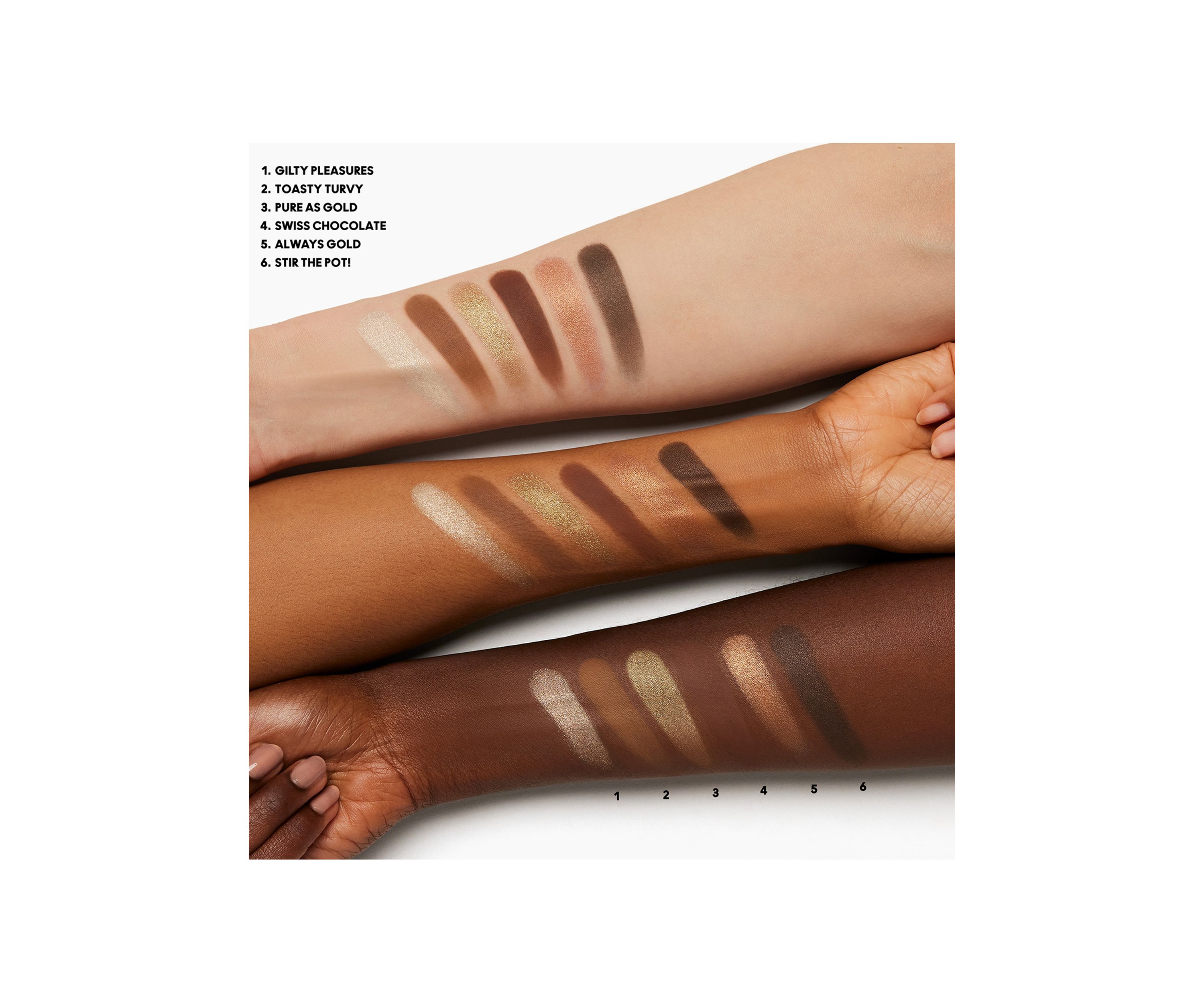 Squall Goals Eye Shadow Palette x 6