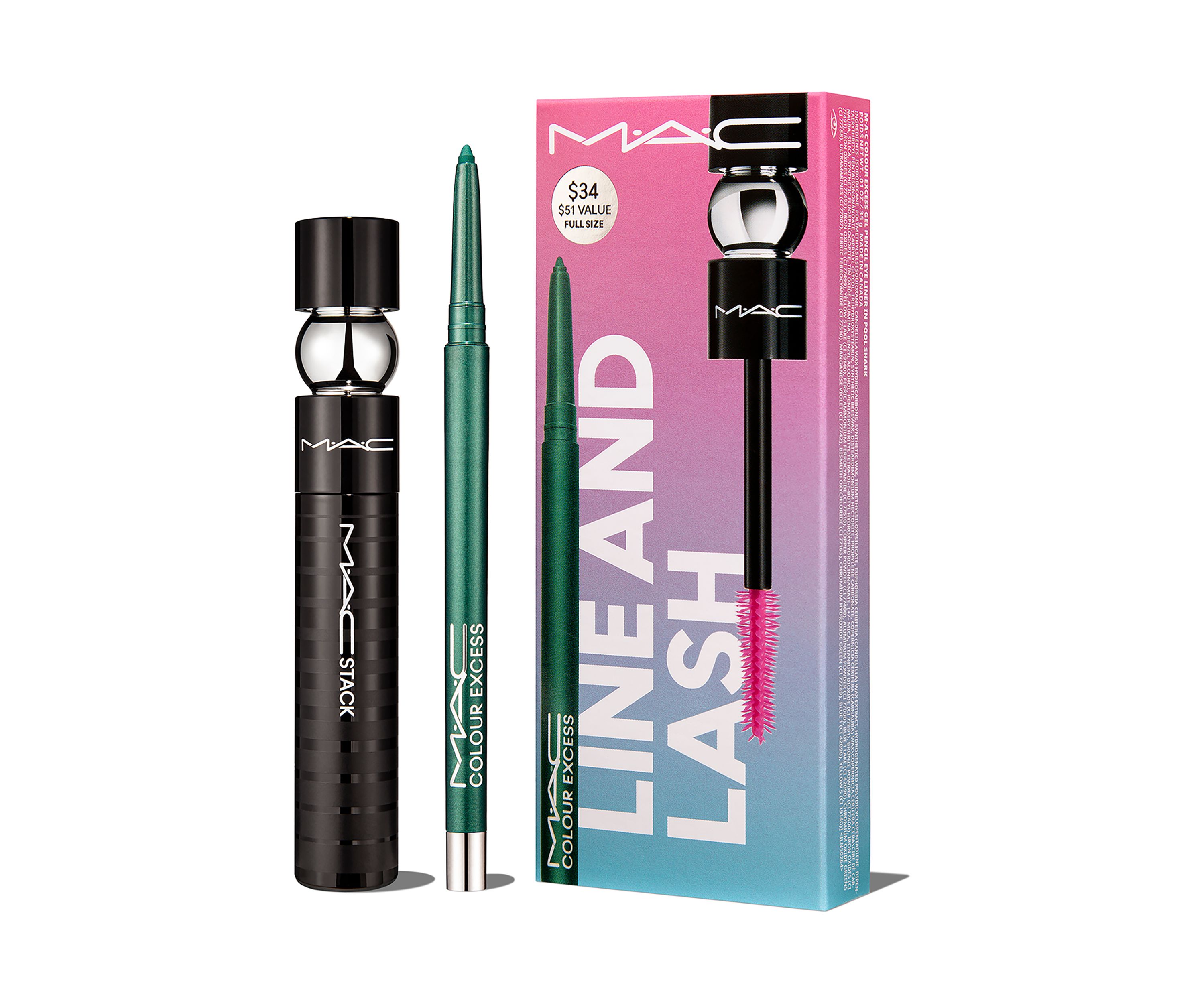 Pool Shark M·A·CStack and Color Excess Kit