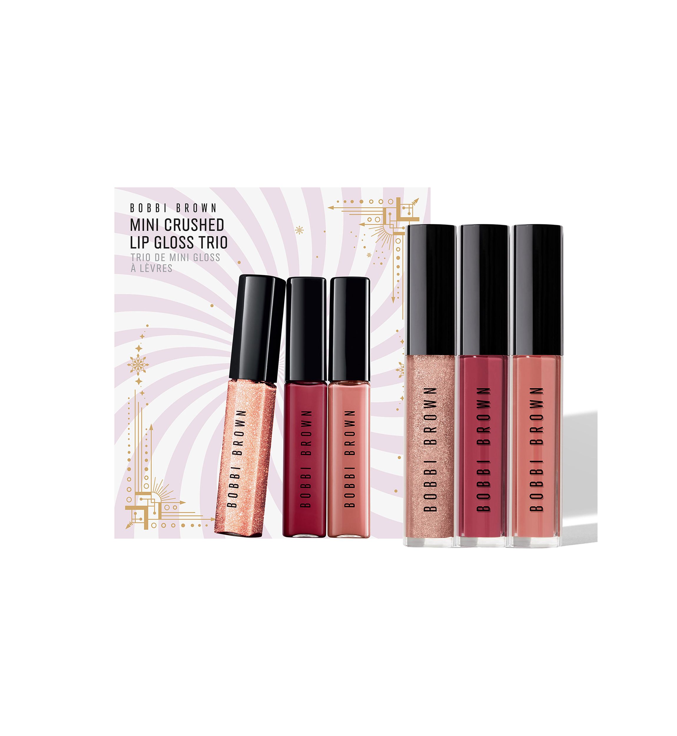 Mini Crushed Oil-Infused Lip Gloss Gift Set Trio - $66 Value!