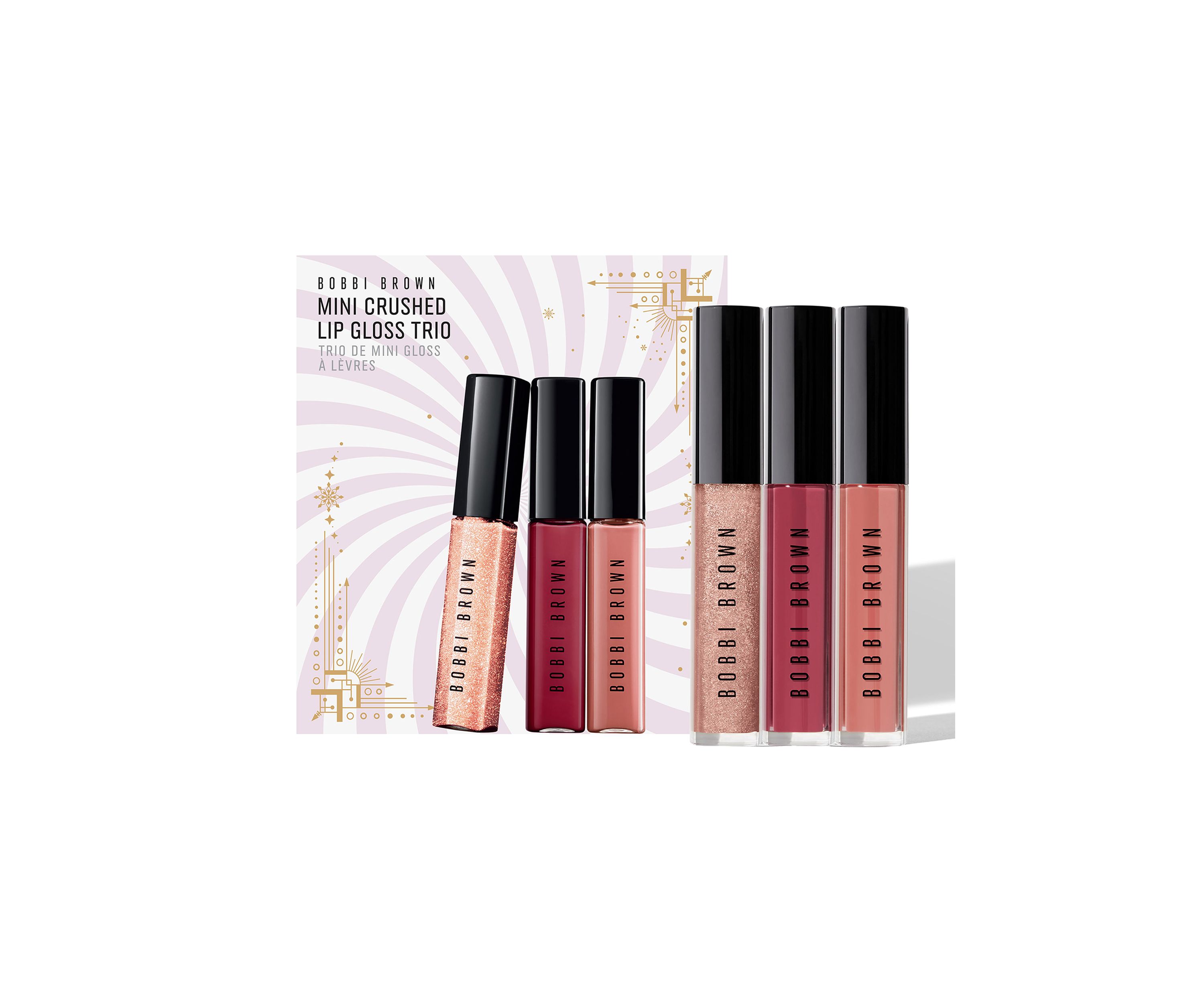 Mini Crushed Oil-Infused Lip Gloss Gift Set Trio - $66 Value!