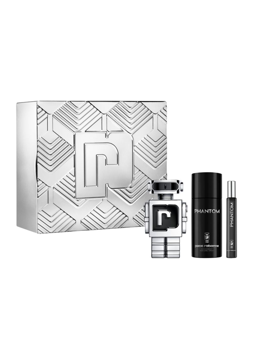 Mens Phantom Eau de Toilette 3 Piece Gift Set