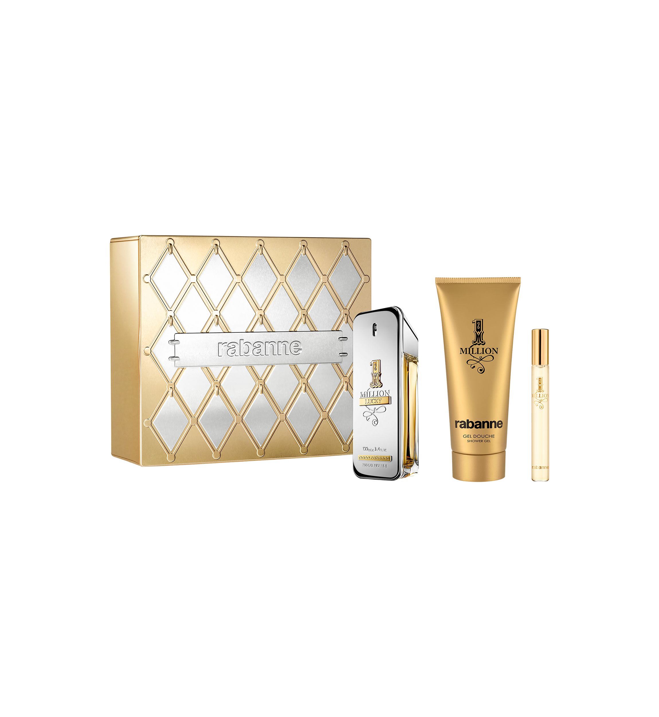1 Million Lucky Eau de Toilette Mens 3-Piece Gift Set - $178 Value!
