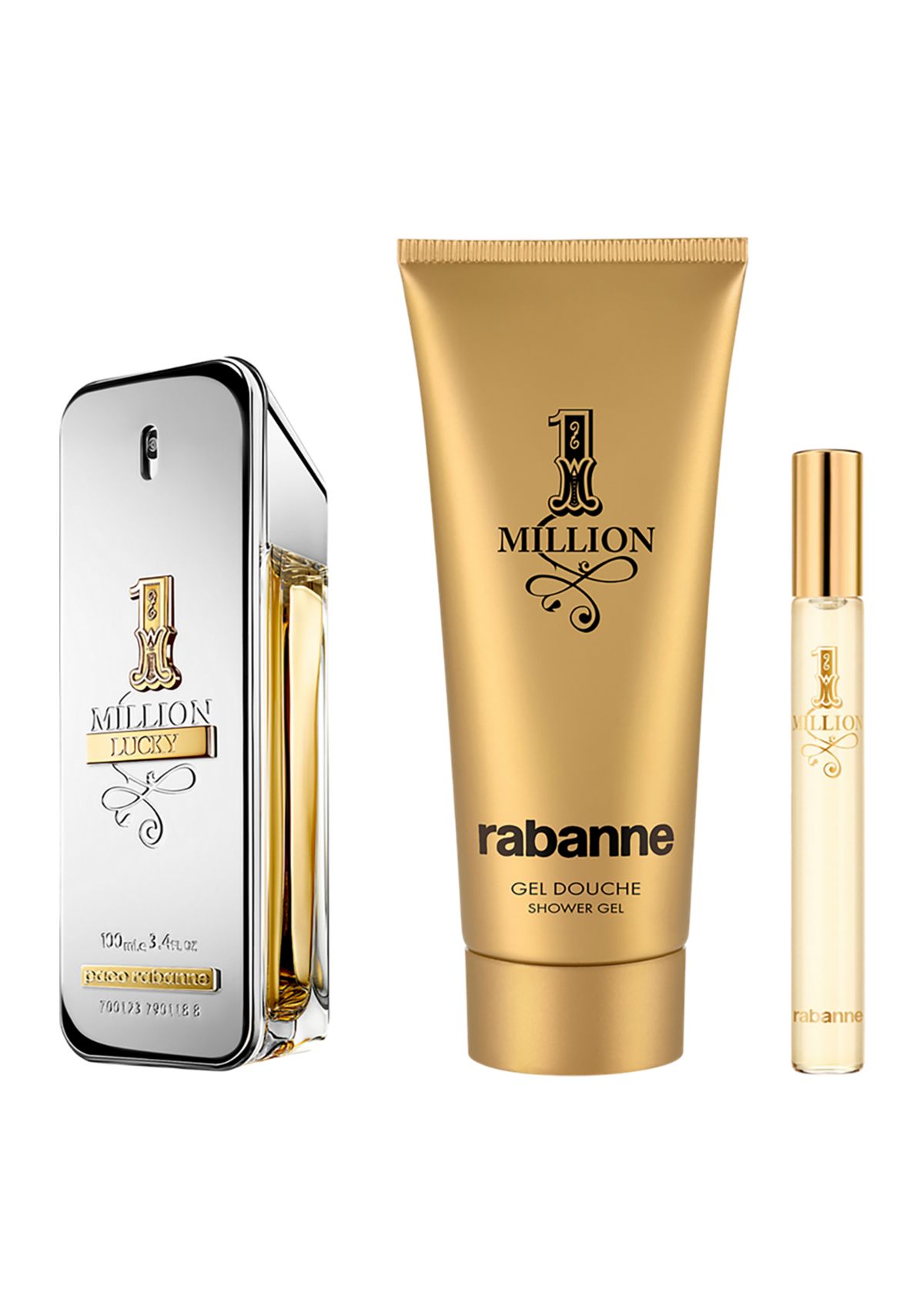 1 Million Lucky Eau de Toilette Mens 3-Piece Gift Set - $178 Value!