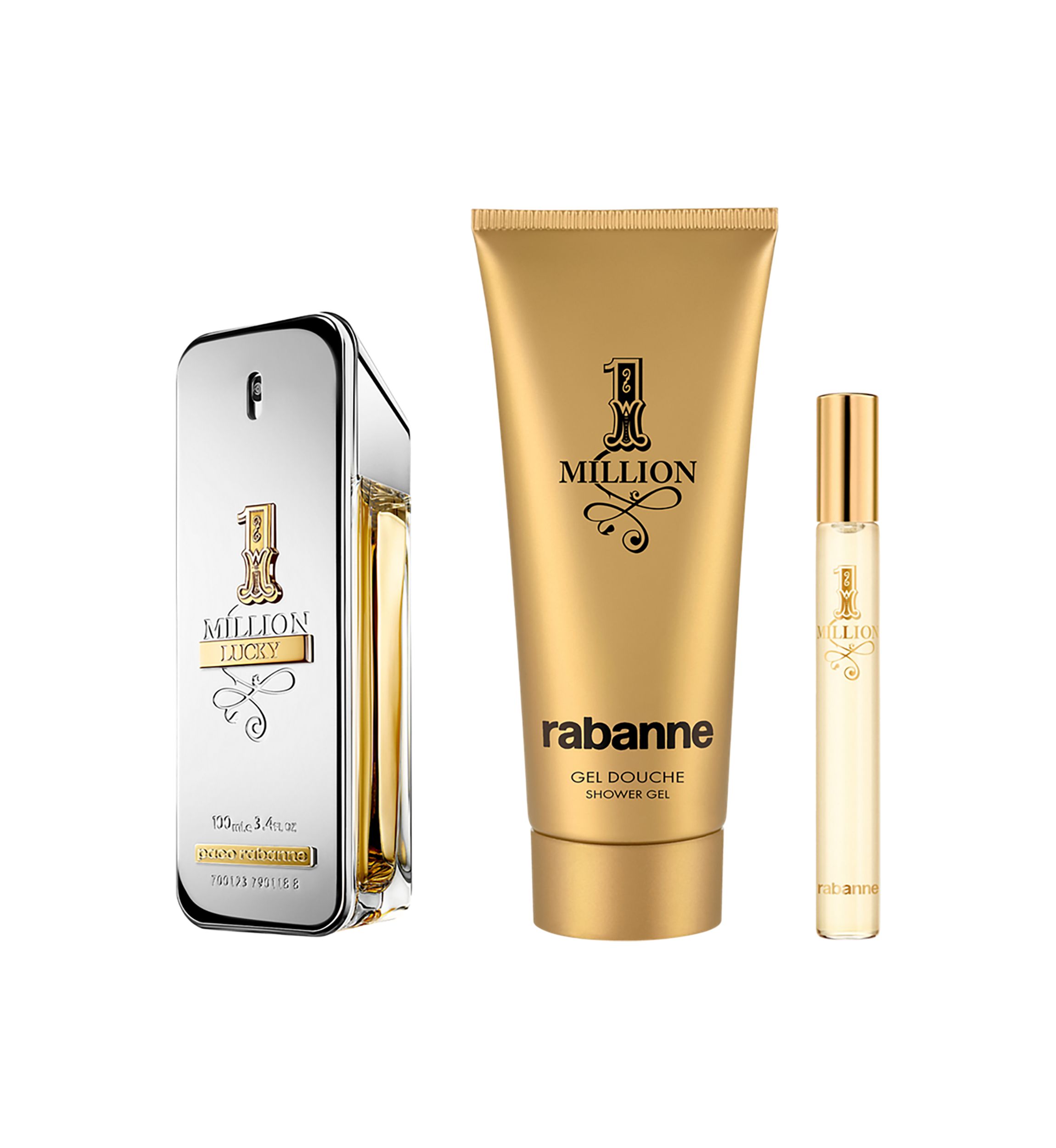 1 Million Lucky Eau de Toilette Mens 3-Piece Gift Set - $178 Value!