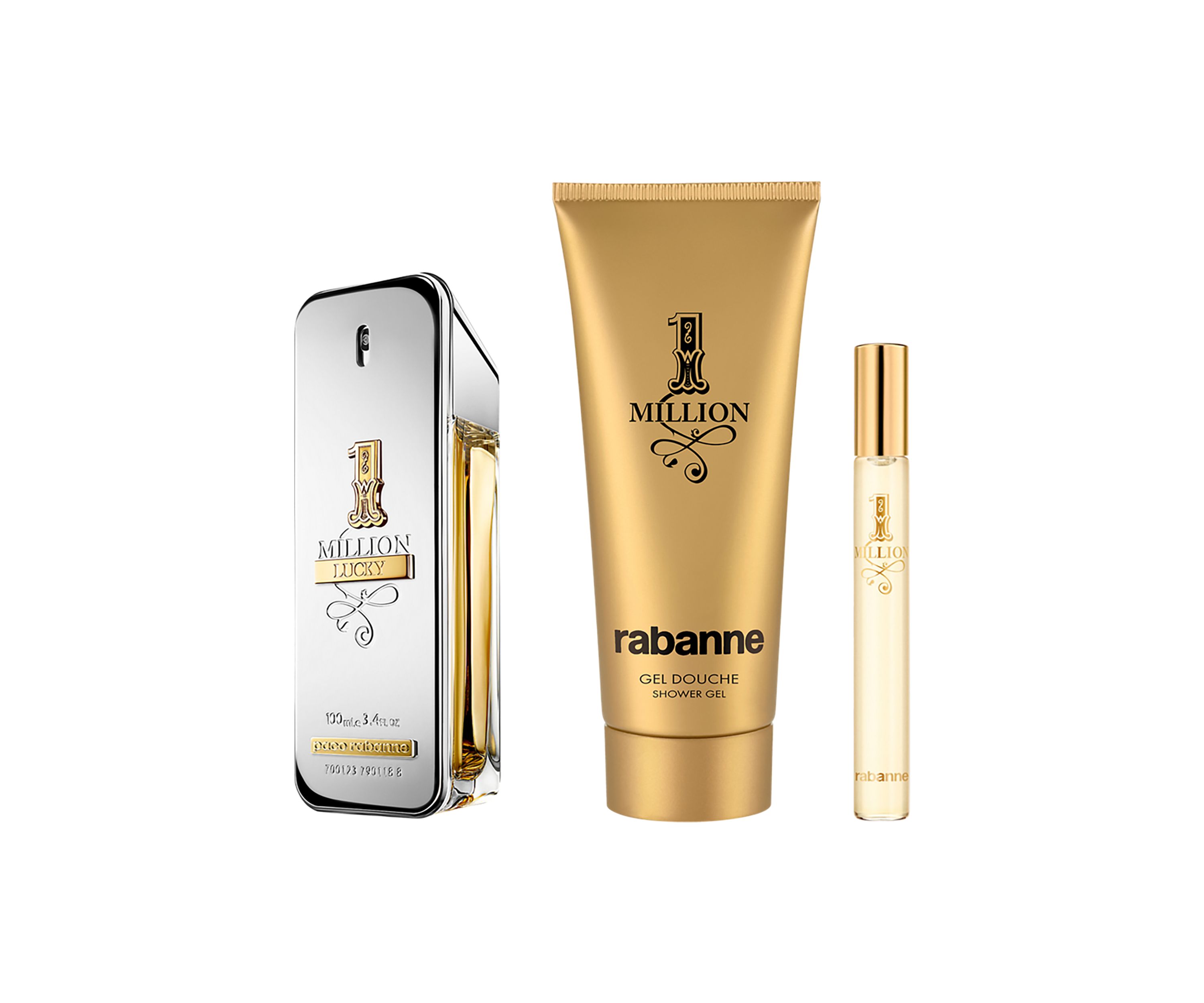 1 Million Lucky Eau de Toilette Mens 3-Piece Gift Set - $178 Value!