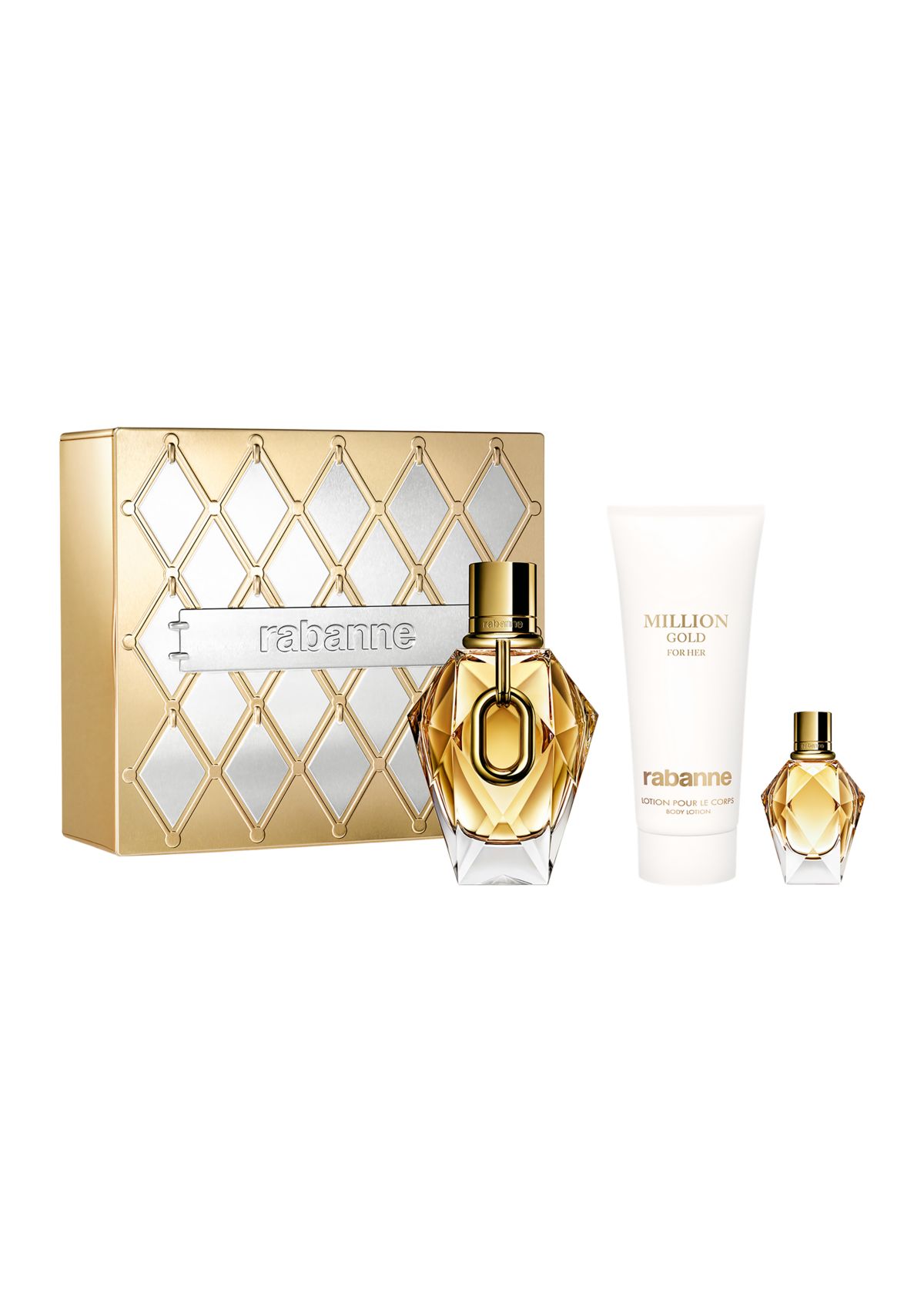 Million Gold For Her Eau de Parfum 3-Piece Womens Gift Set