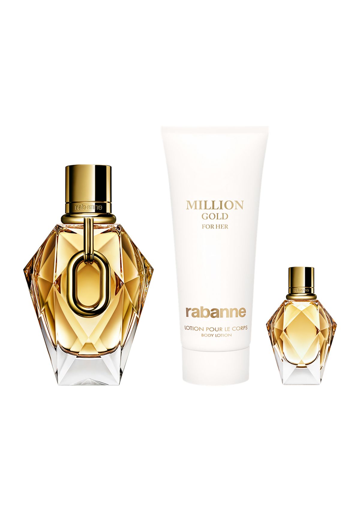 Million Gold For Her Eau de Parfum 3-Piece Womens Gift Set
