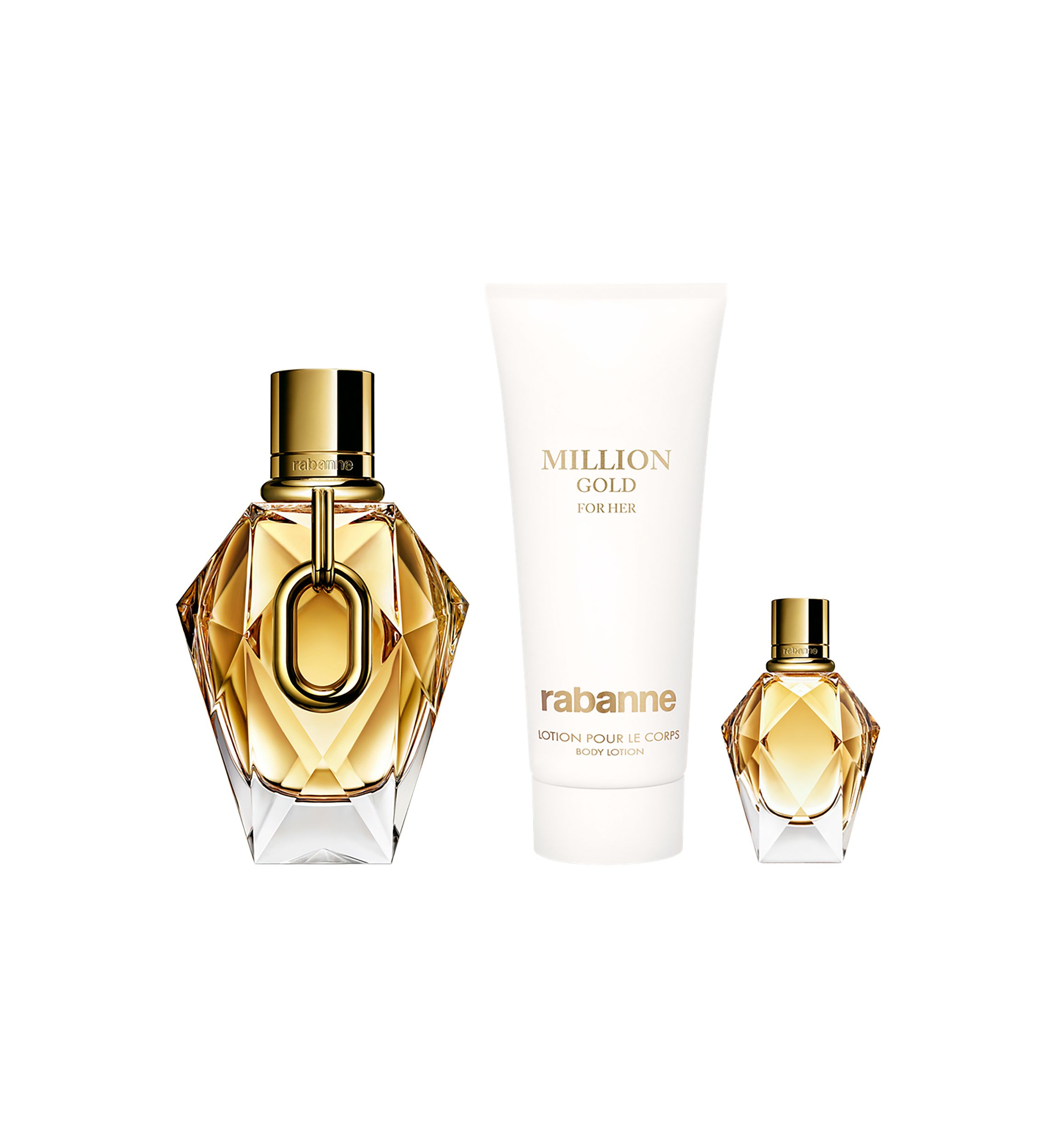 Million Gold For Her Eau de Parfum 3-Piece Womens Gift Set