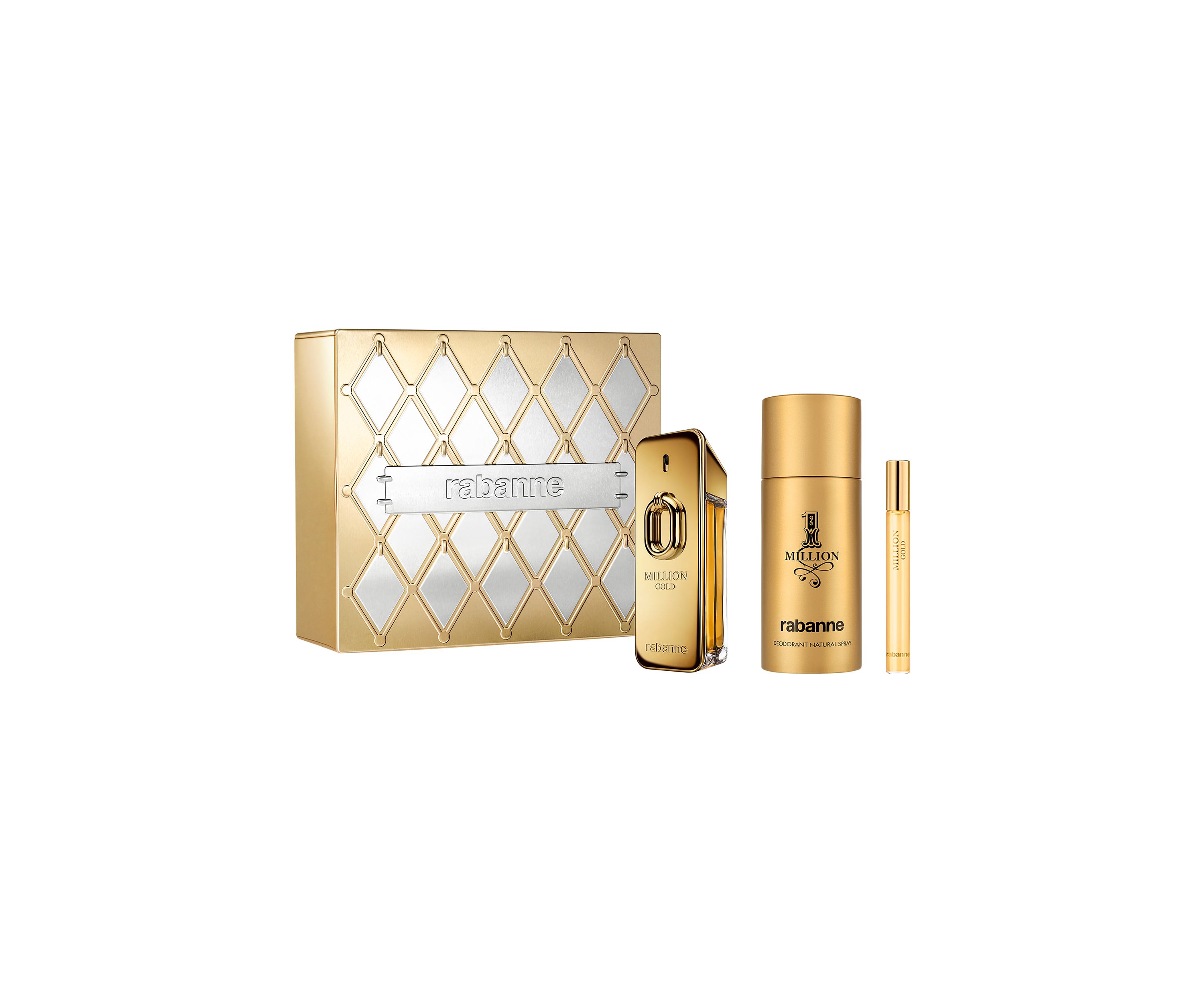 Million Gold Eau de Parfum Intense Mens 3-Piece Gift Set - $201 Value!