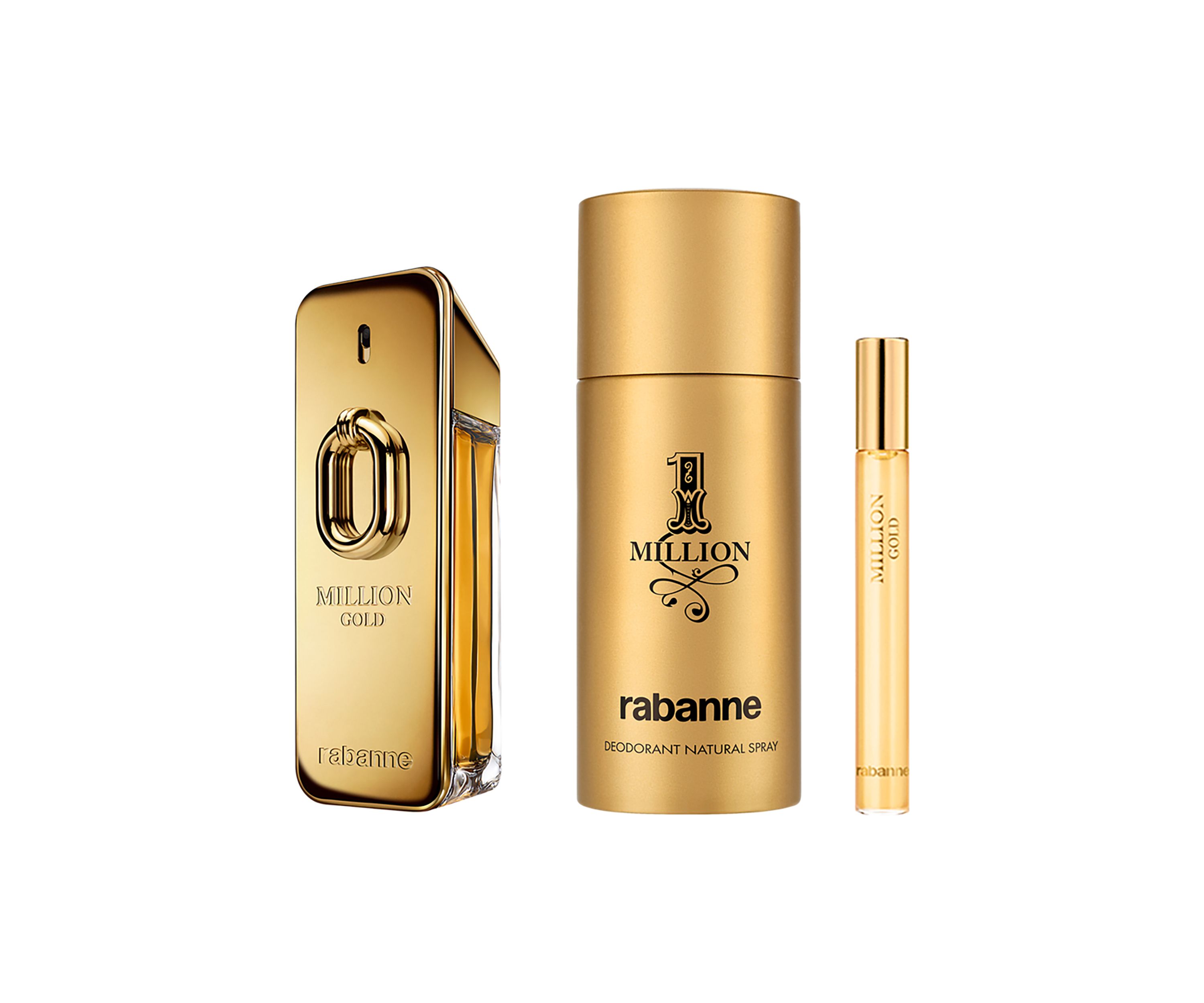 Million Gold Eau de Parfum Intense Mens 3-Piece Gift Set - $201 Value!