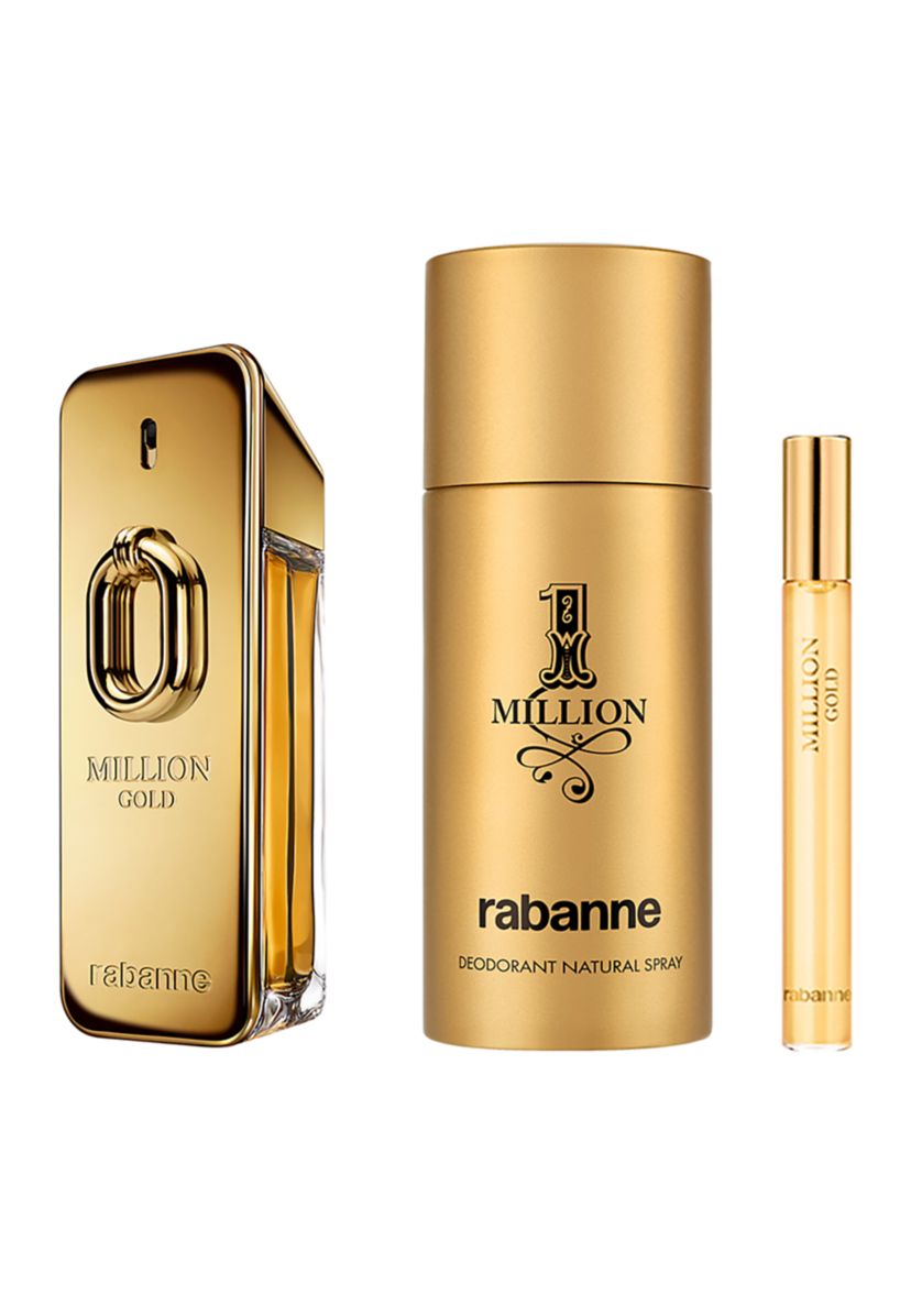 Million Gold Eau de Parfum Intense Mens 3-Piece Gift Set - $201 Value!