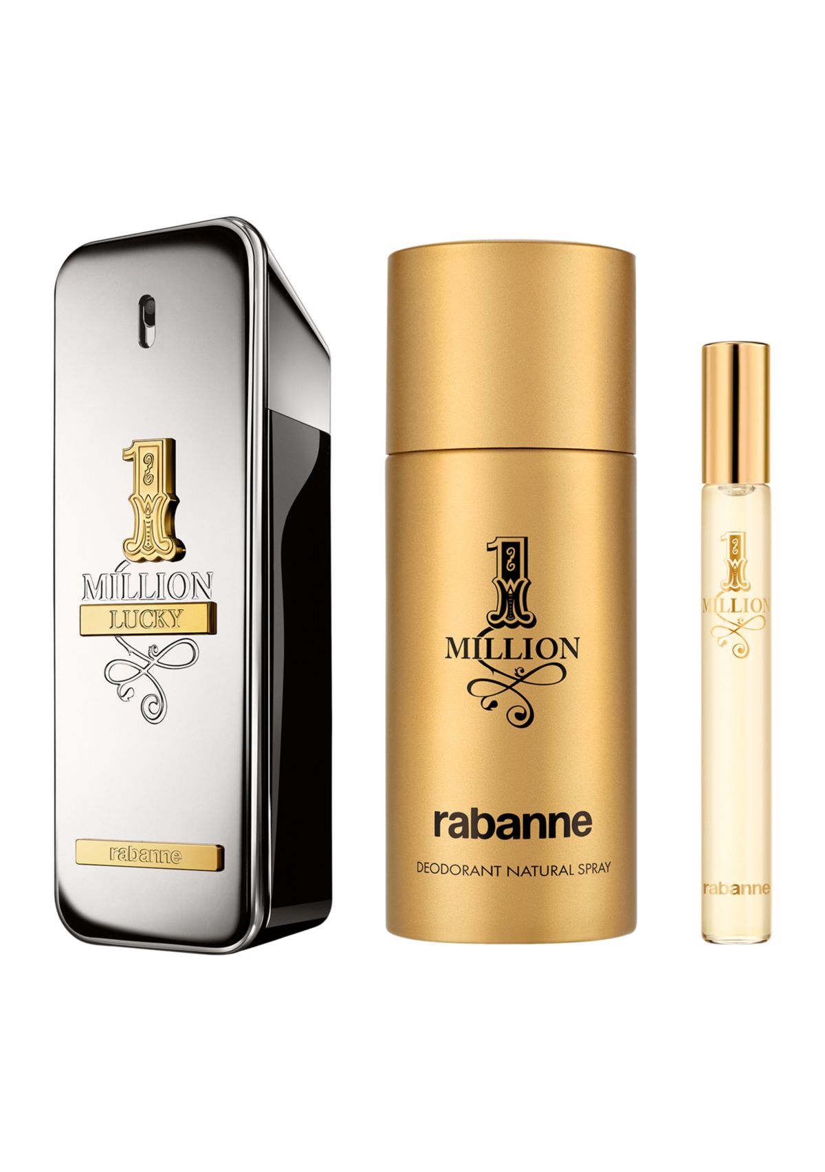 1 Million Lucky Eau de Toilette 3-Piece Gift Set - $190 Value!