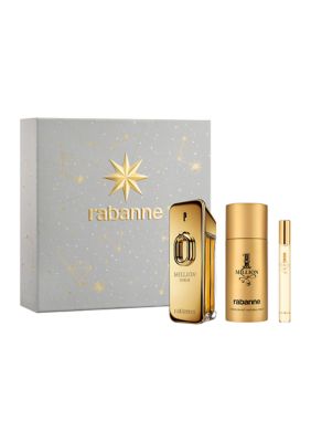 Rabanne Men's Million Gold Eau de Parfum Intense 3-Piece Gift Set - $217 Value