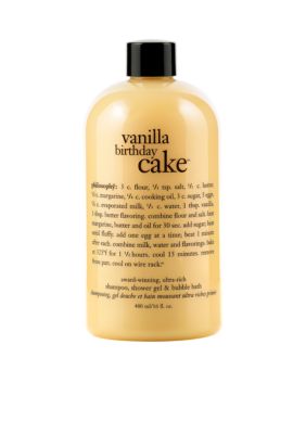 philosophy vanilla birthday cake shower gel