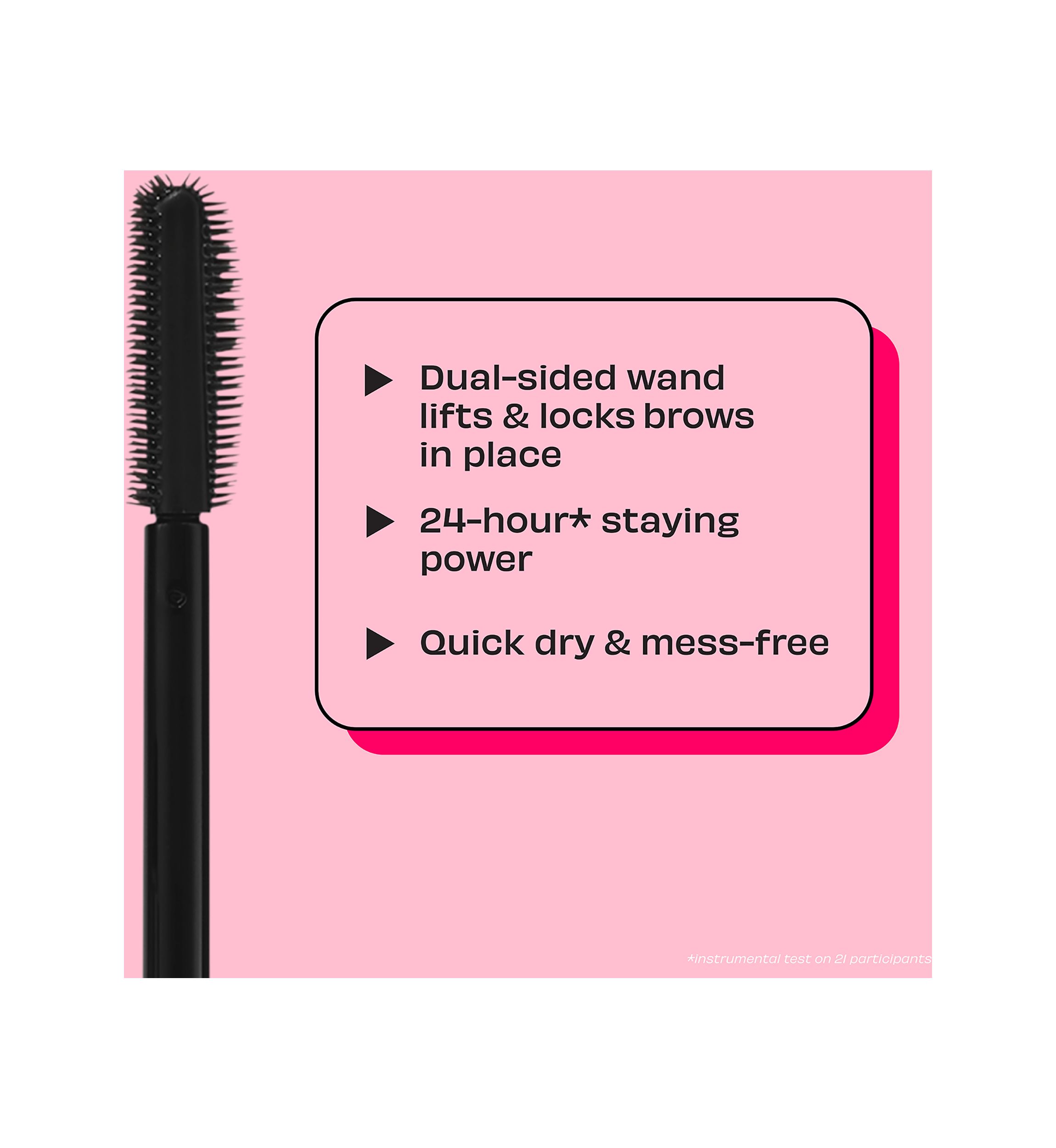 24-HR Brow Setter Clear Eyebrow Gel with Lamination Effect