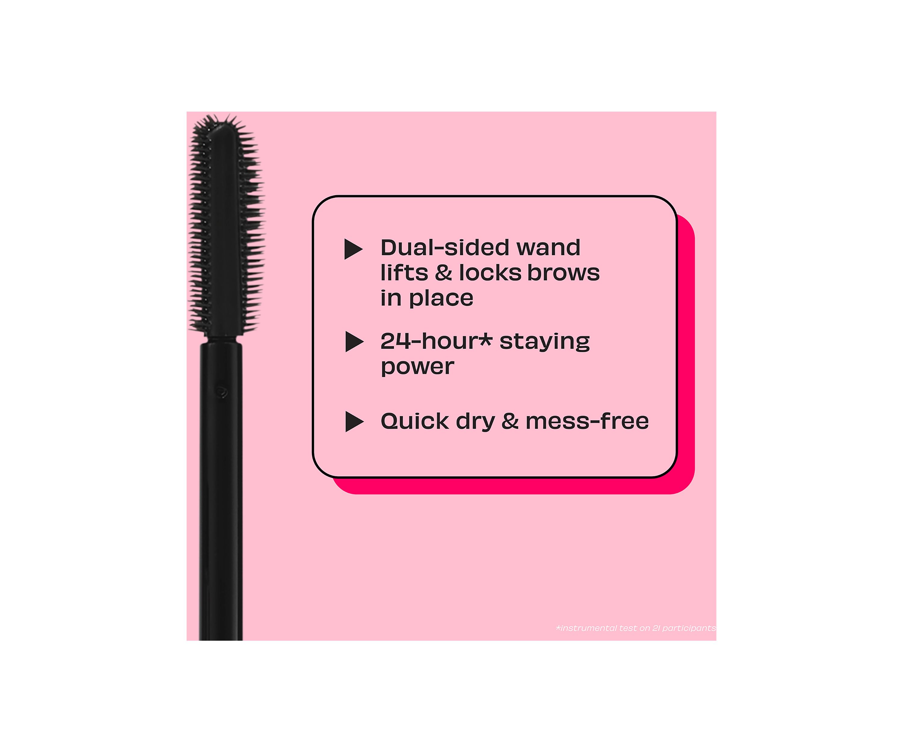 24-HR Brow Setter Clear Eyebrow Gel with Lamination Effect