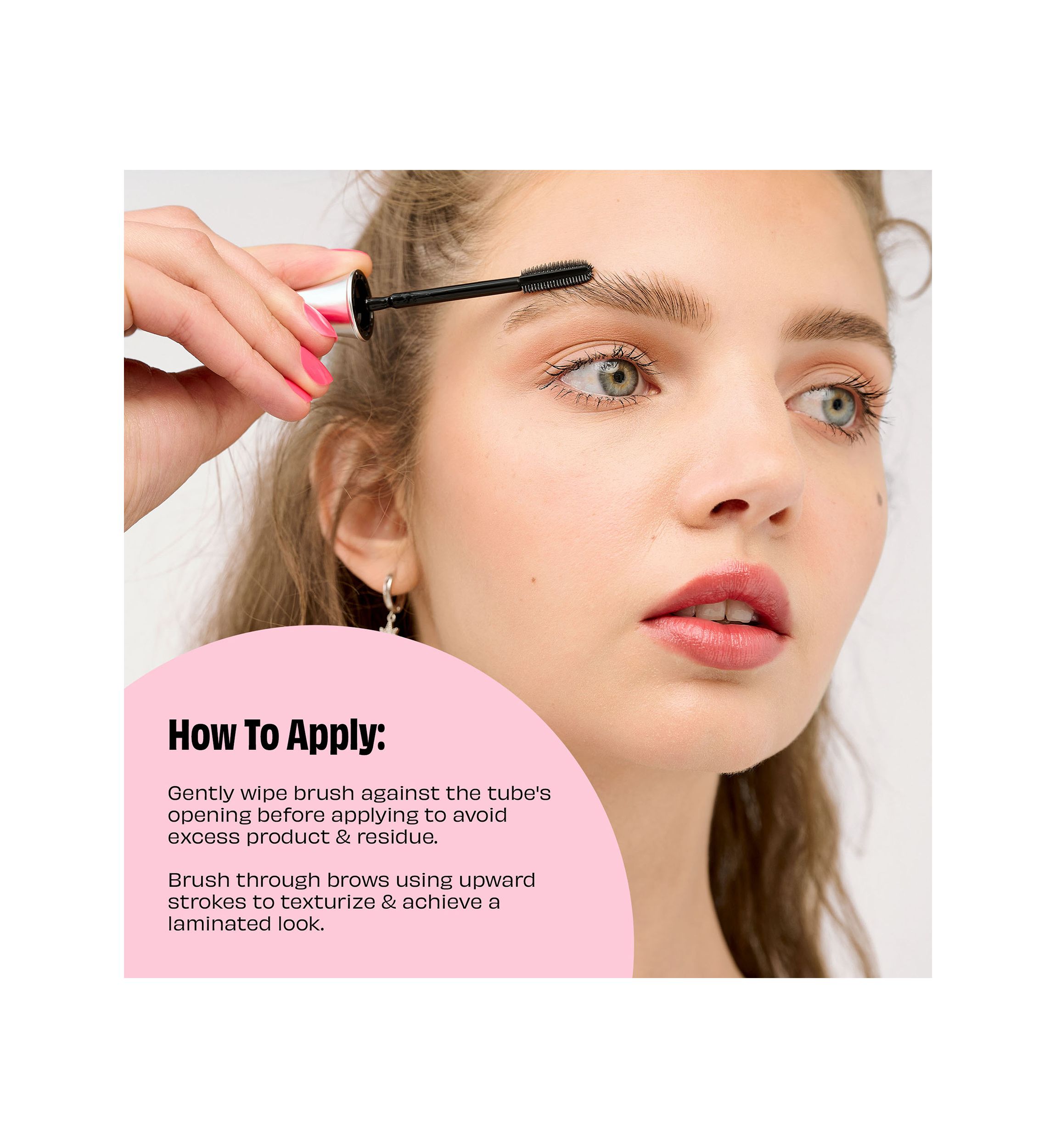 24-HR Brow Setter Clear Eyebrow Gel with Lamination Effect
