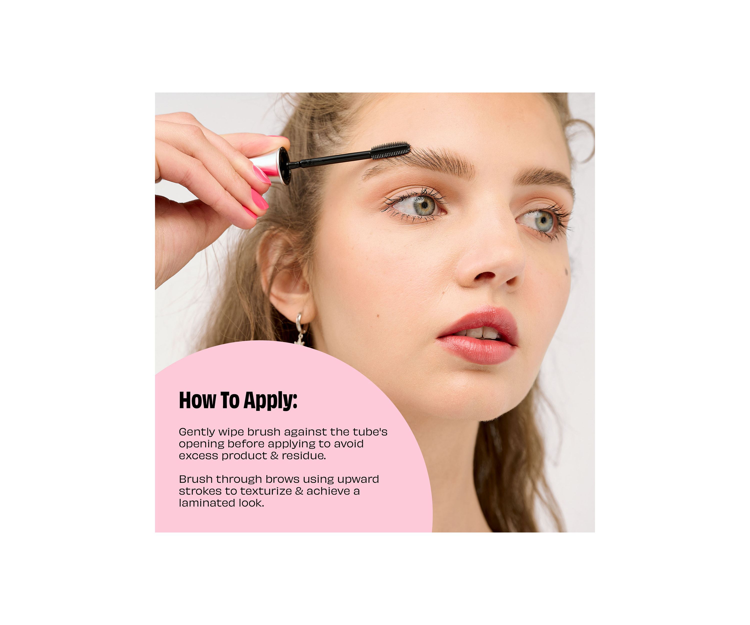 24-HR Brow Setter Clear Eyebrow Gel with Lamination Effect