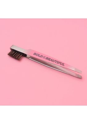 Slant Tweezer & Brow Brush