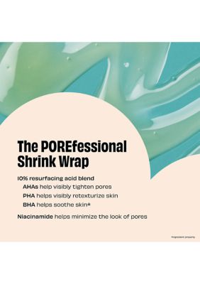 The POREfessional Shrink Wrap Overnight AHA+PHA Pore Treatment