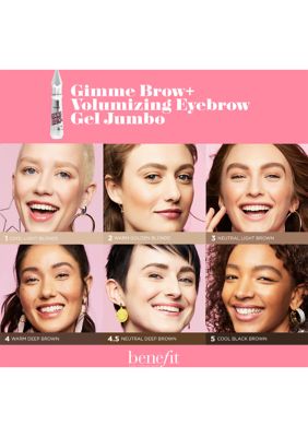 Benefit Cosmetics Gimme Brow+ Tinted Volumizing Eyebrow Gel Jumbo belk