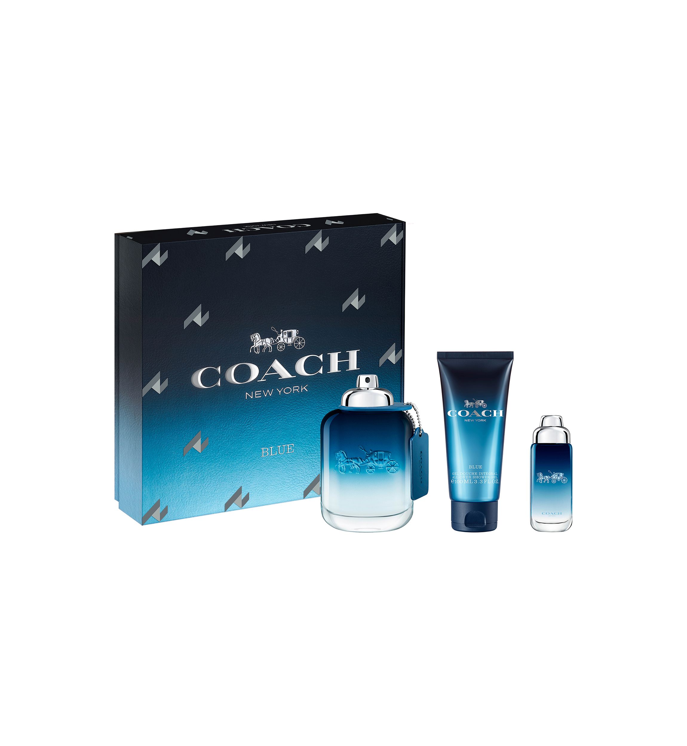 Coach Blue 3 Piece Set