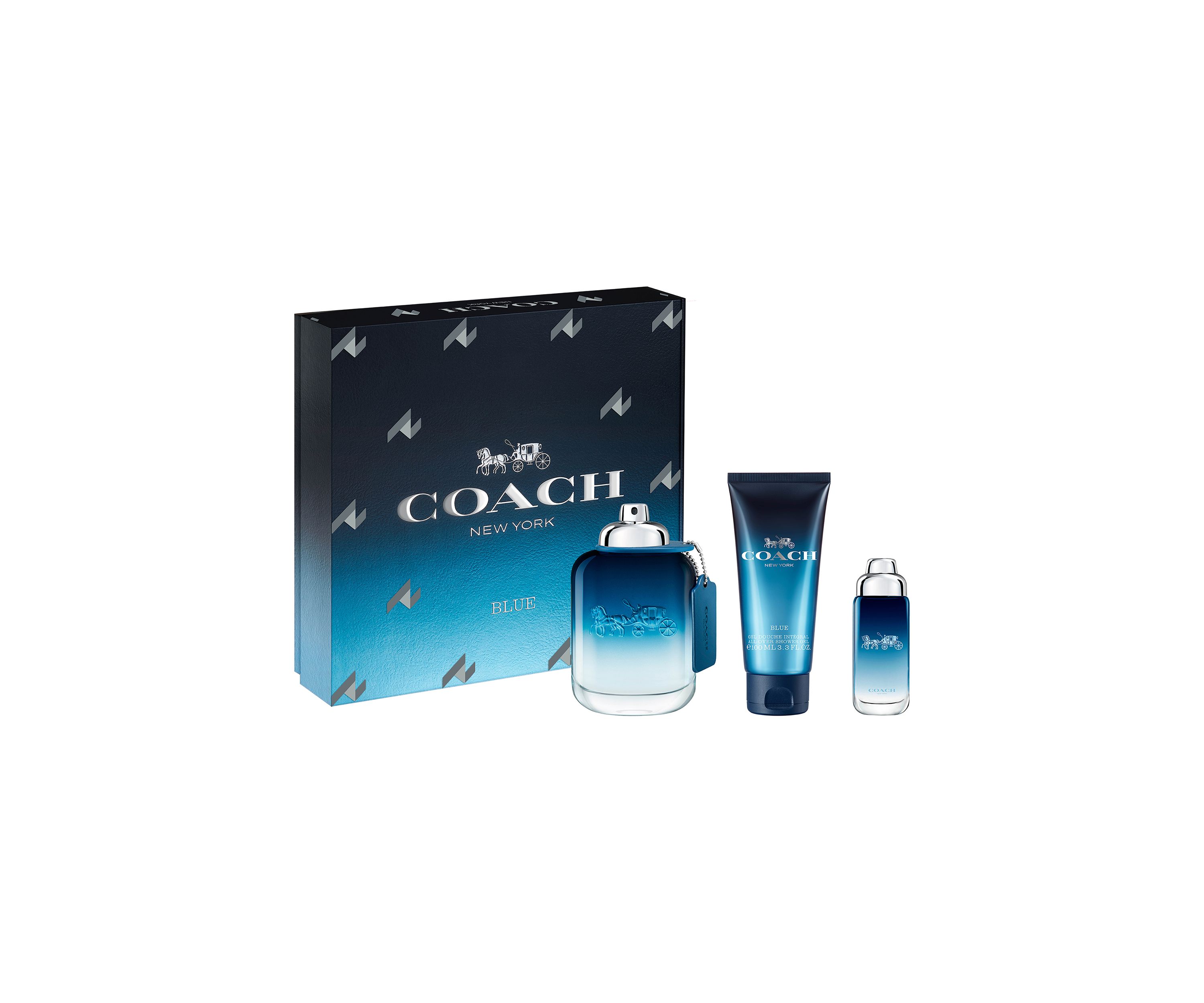 Coach Blue 3 Piece Set