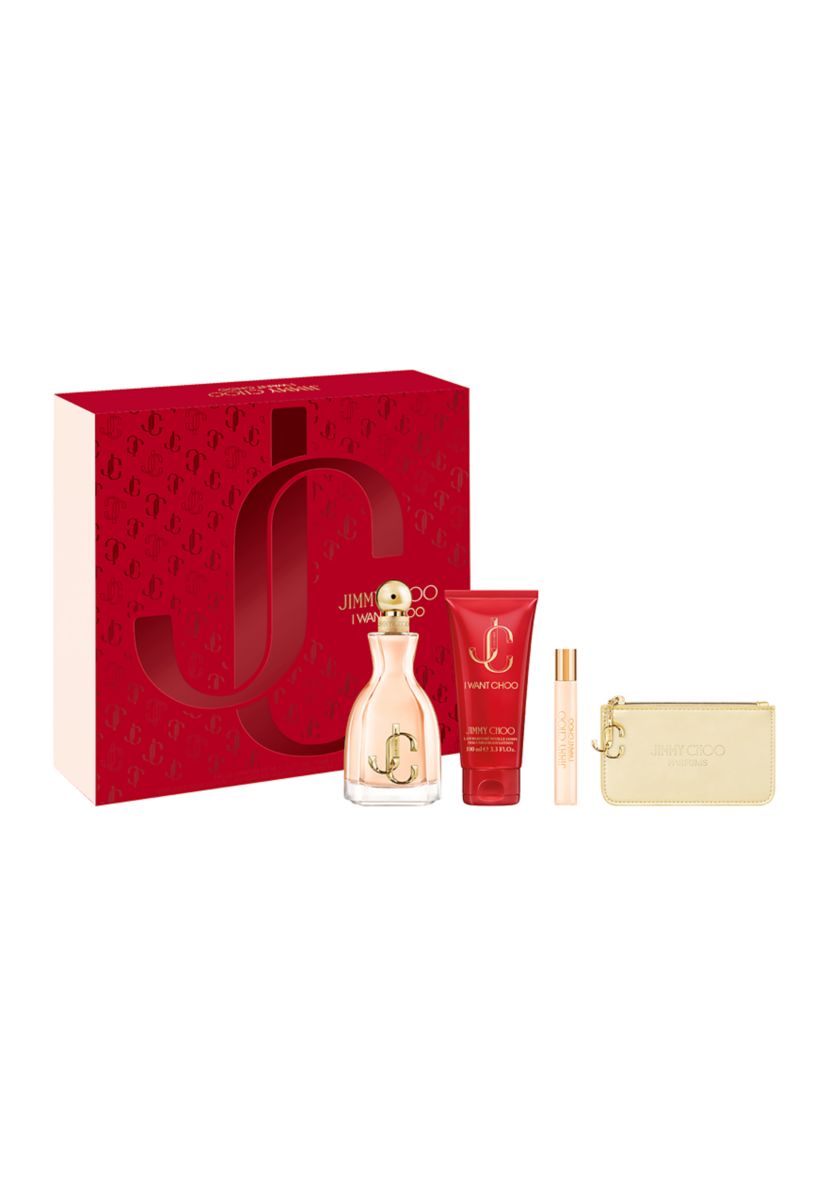 値下げ可能‼️JIMMY CHOO 40ml 4個セット Jimmy Choo I Want Choo 4 Piece Gift Set | Belk