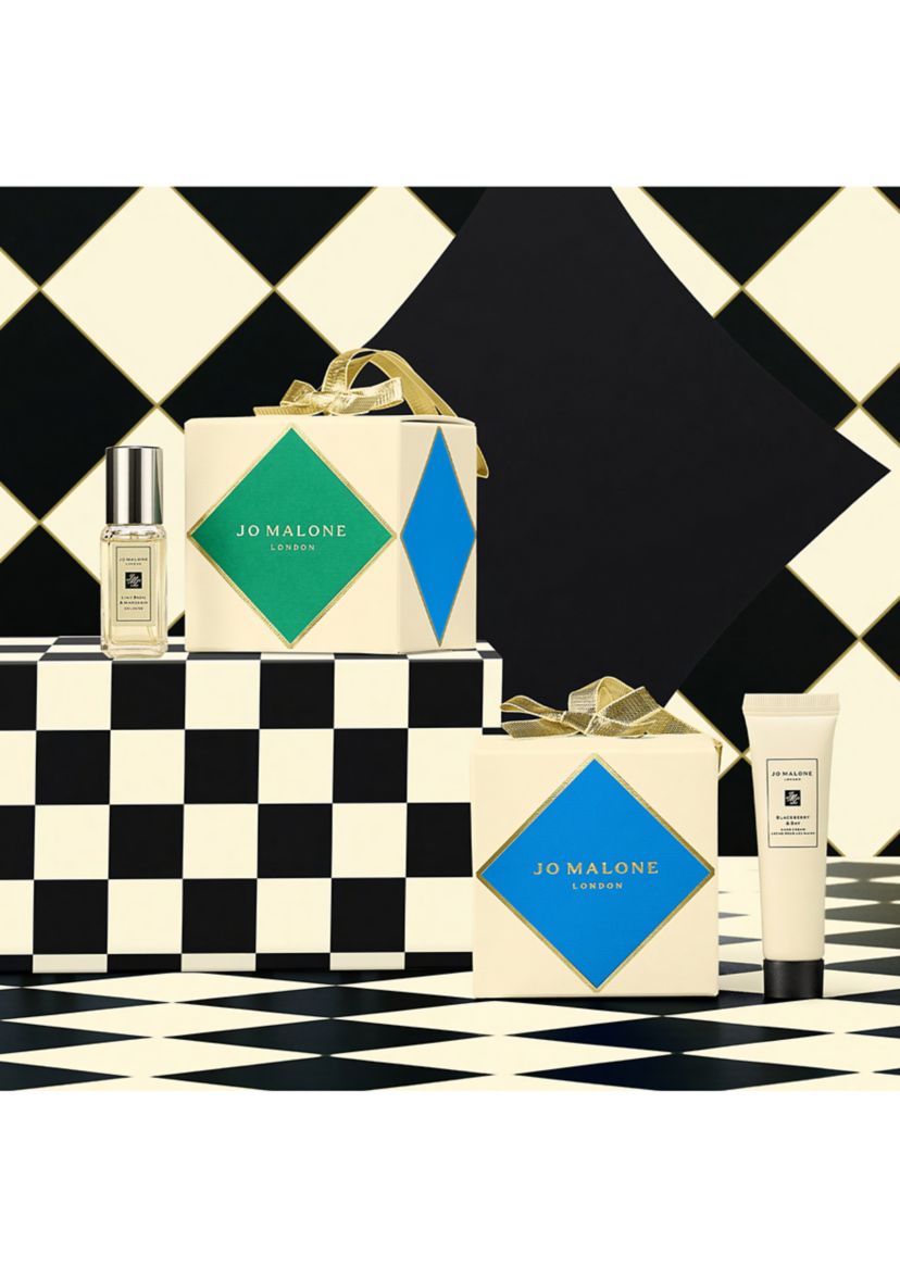 Blue Ornament Hand Cream + Cologne Gift Set 