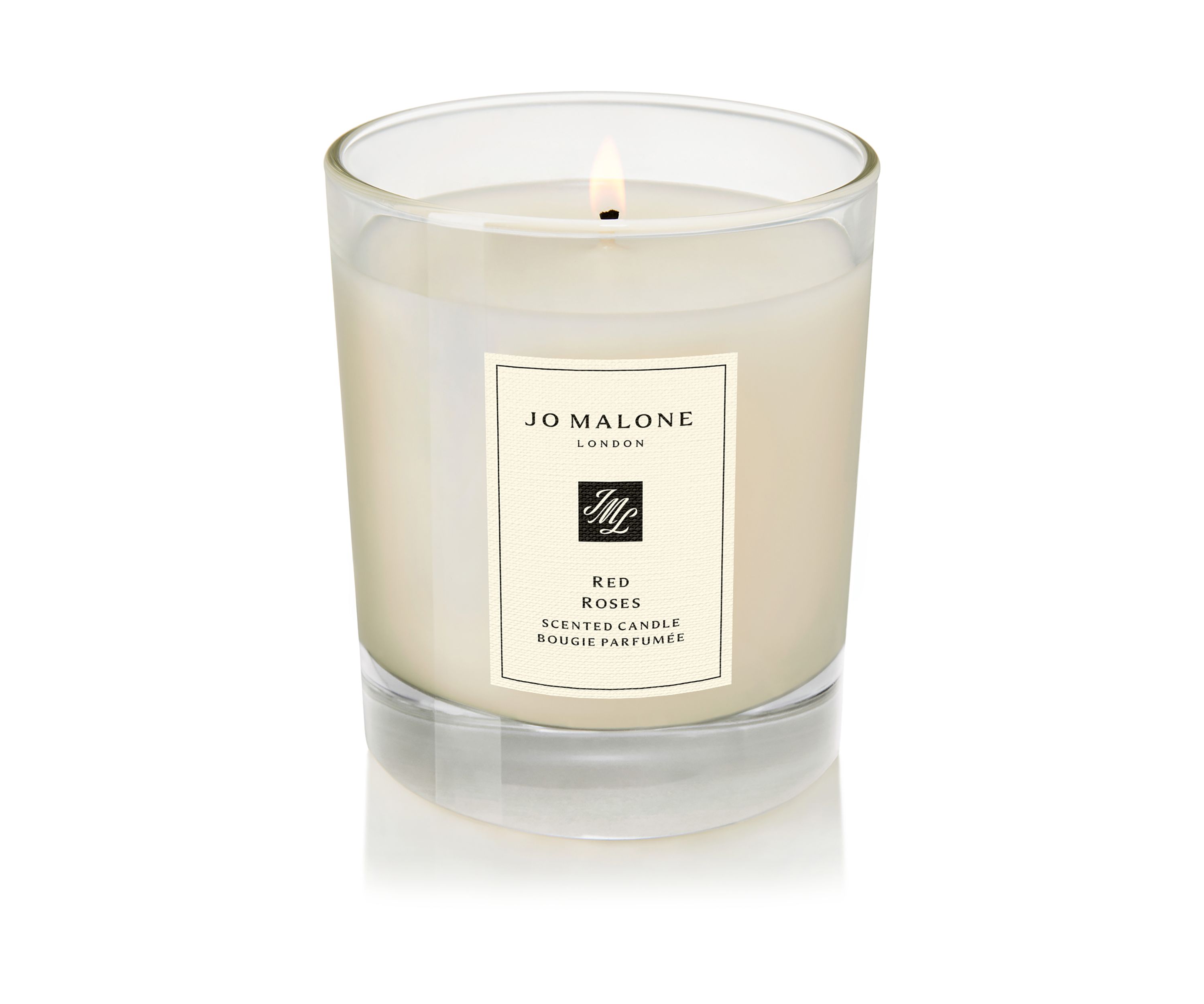 Red Roses Classic Candle