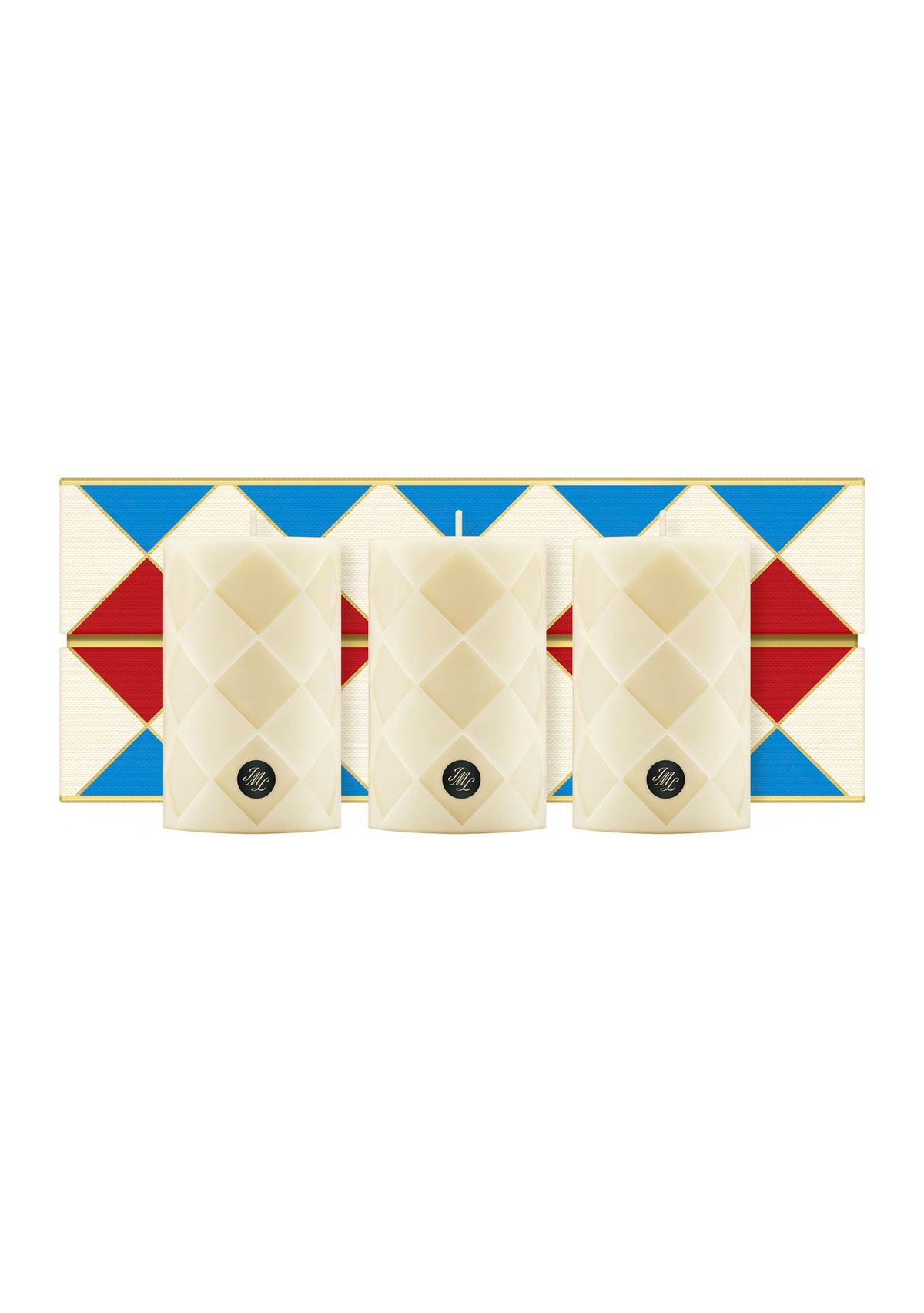 Ginger Biscuit Pillar Candle Collection Gift Set