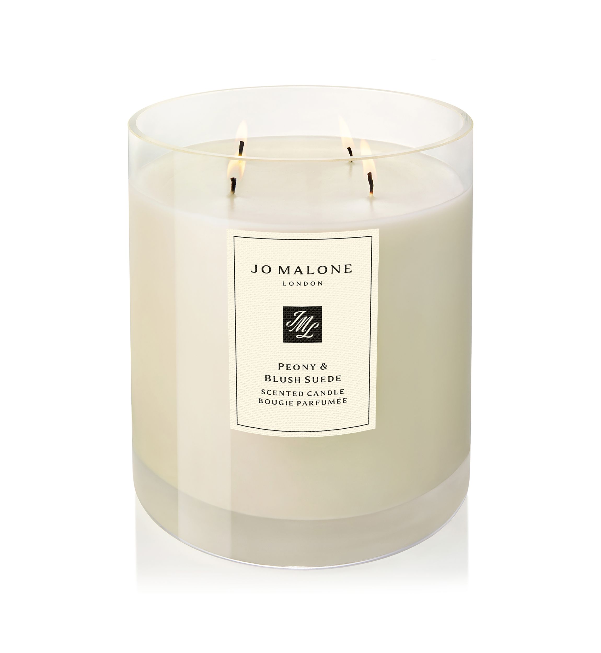 Peony & Blush Suede Luxury Candle