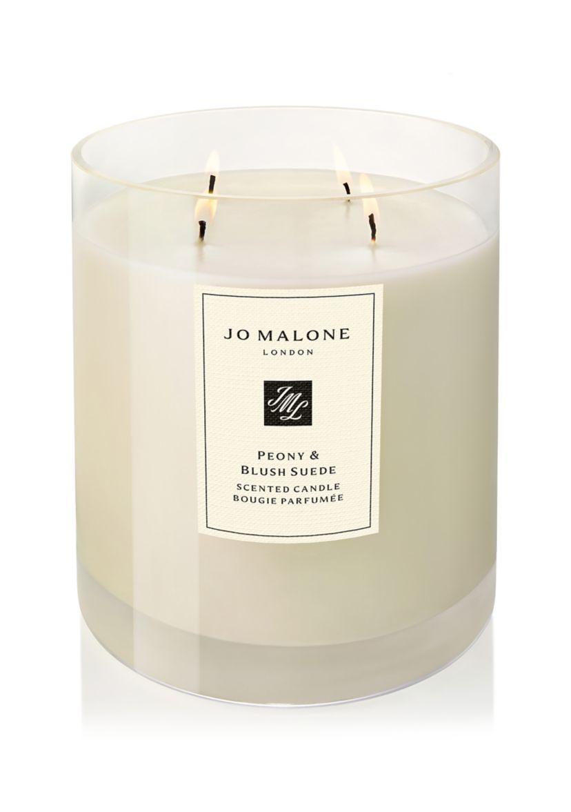 Peony & Blush Suede Luxury Candle