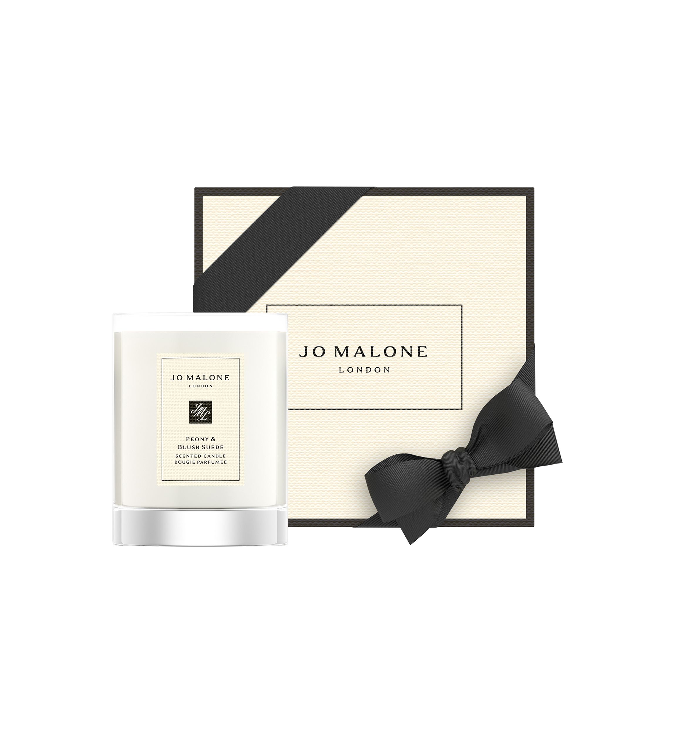 Peony & Blush Suede Travel Candle