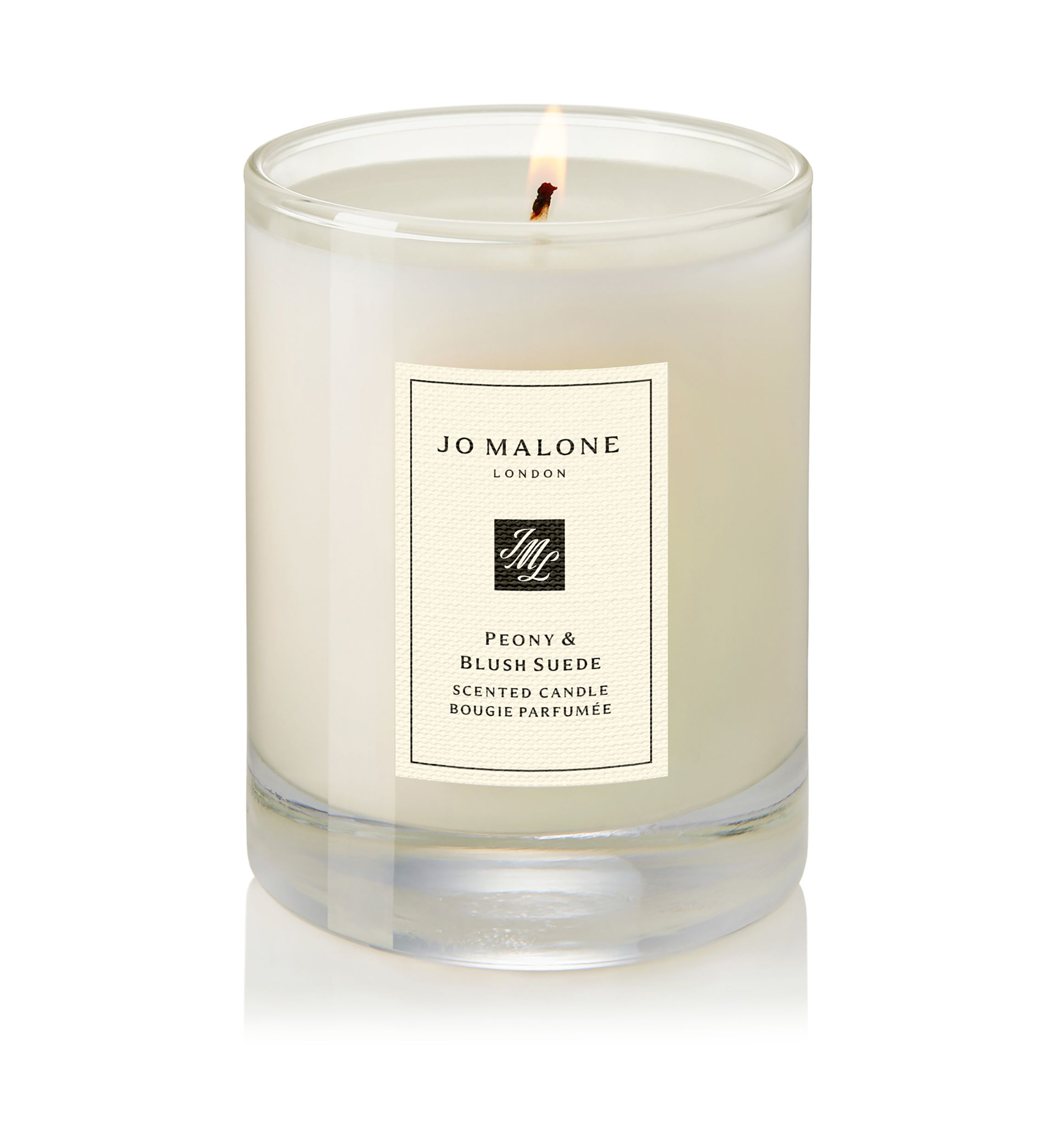Peony & Blush Suede Travel Candle