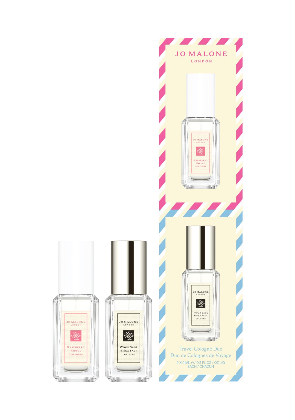Raspberry Ripple & Wood Sage & Sea Salt Cologne Duo Set - $56 Value!