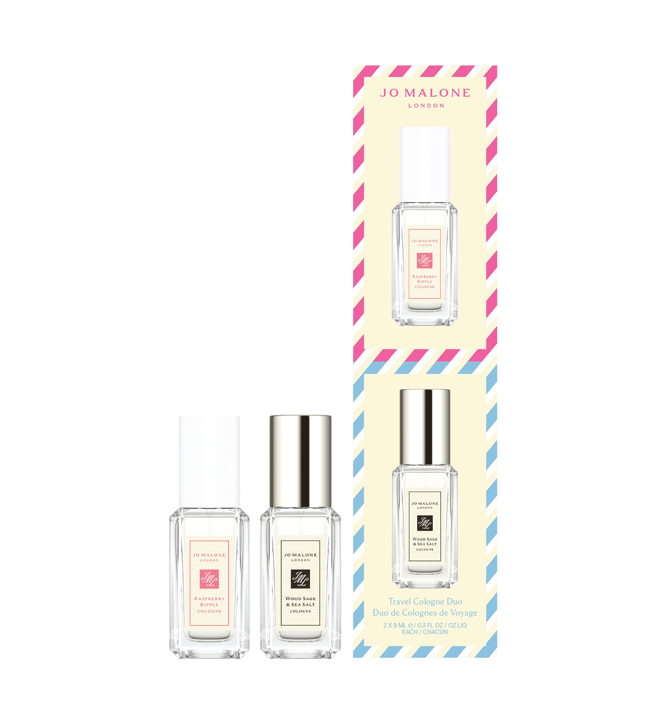 Raspberry Ripple & Wood Sage & Sea Salt Cologne Duo Set - $56 Value!