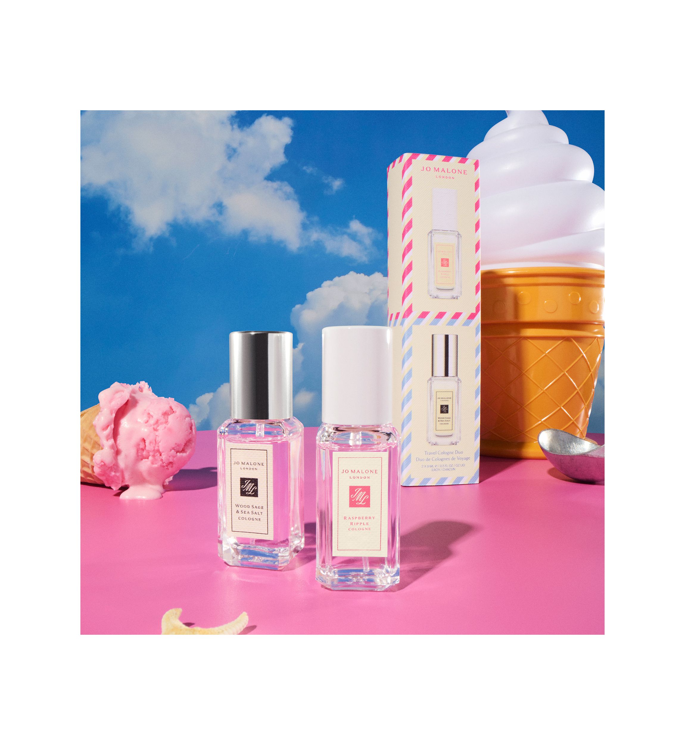 Raspberry Ripple & Wood Sage & Sea Salt Cologne Duo Set - $56 Value!