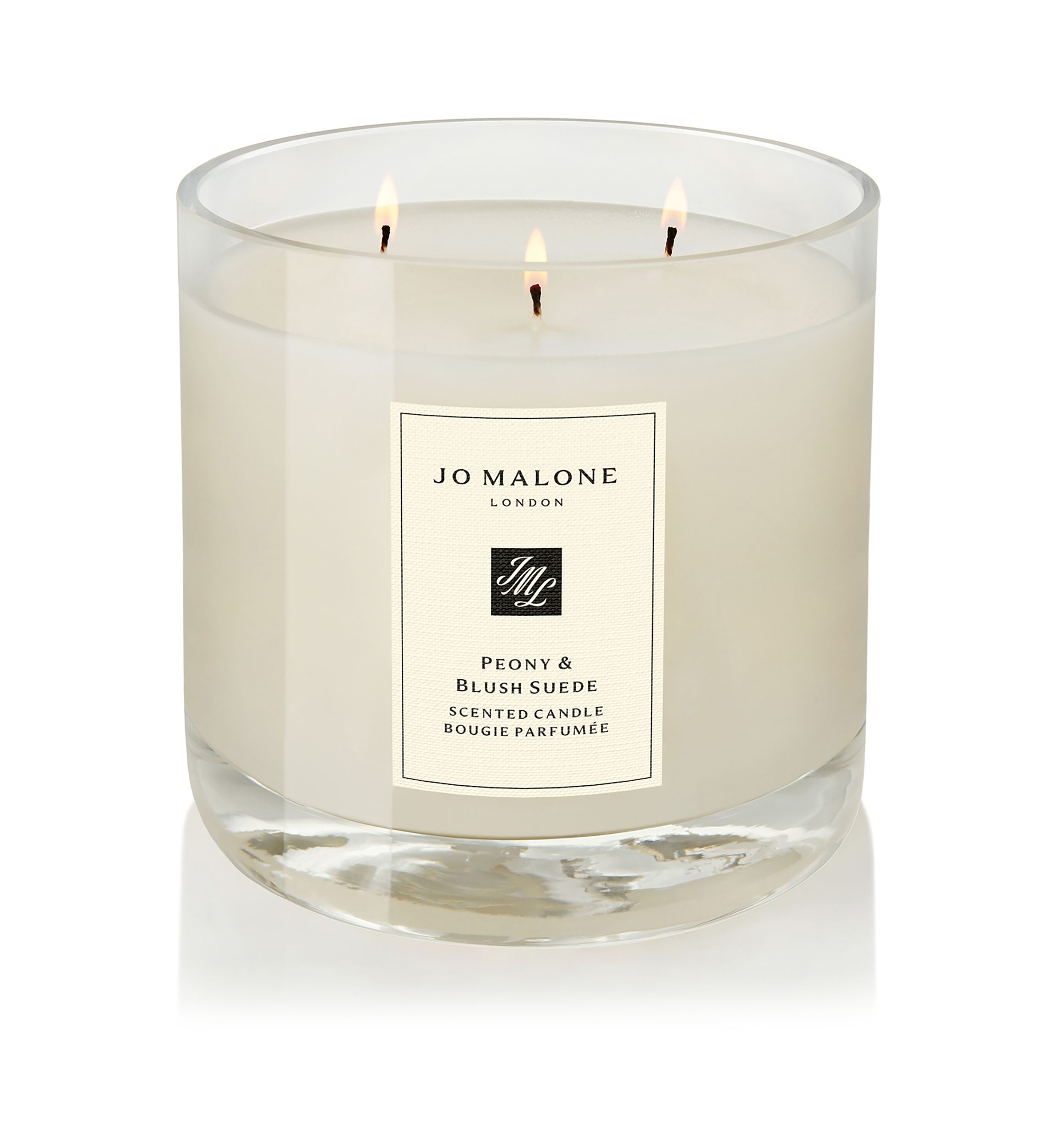 Peony & Blush Suede Deluxe Candle