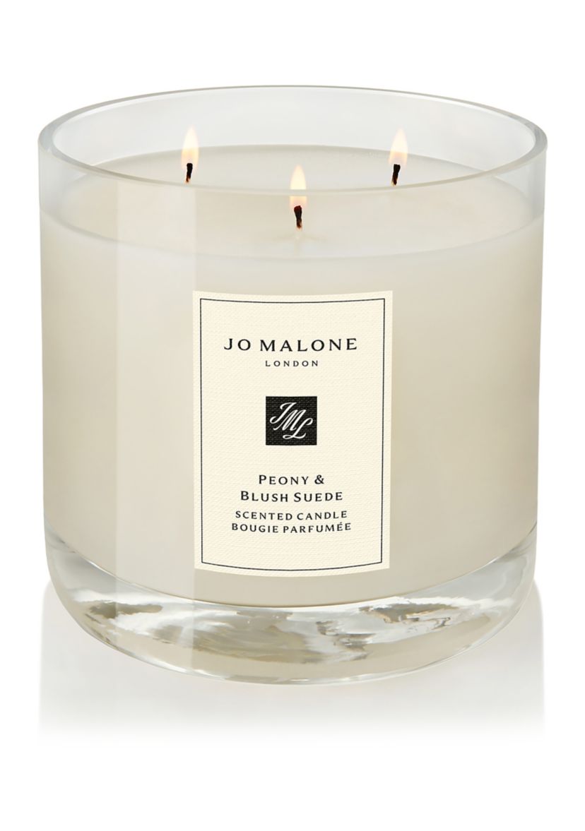 Peony & Blush Suede Deluxe Candle
