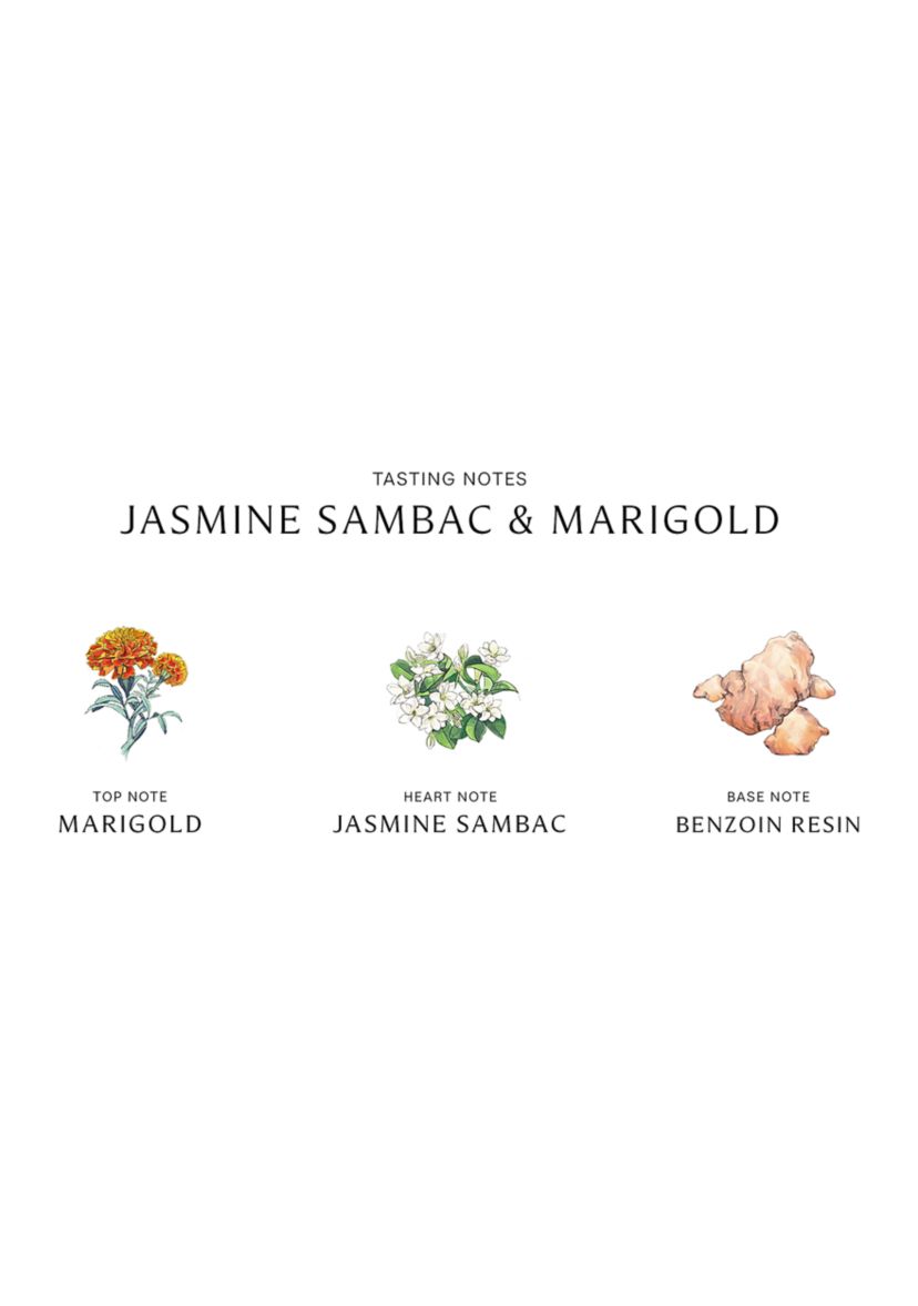 Jasmine Sambac & Marigold Home Candle