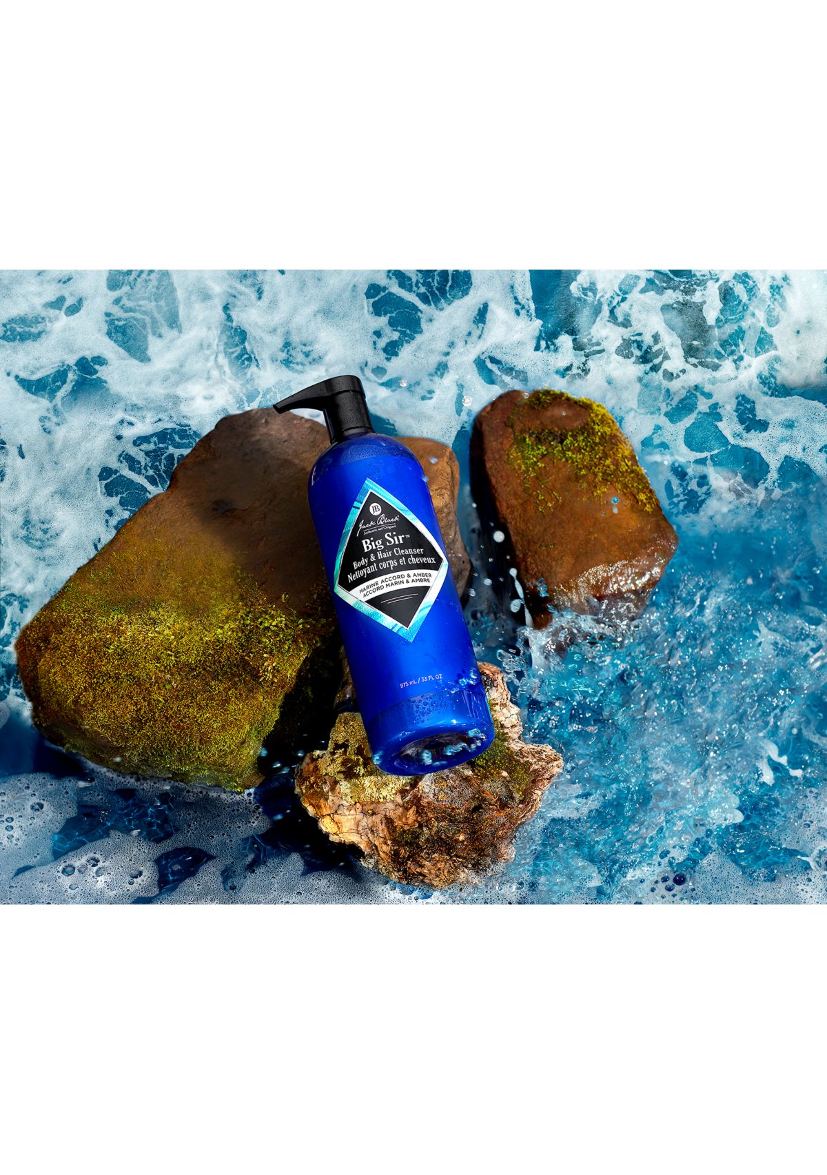 Big Sir™ Body & Hair Cleanser with Marine Accord & Amber 