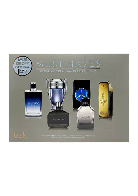 Belk Beauty Mens Fragrance Sampler Kit V1