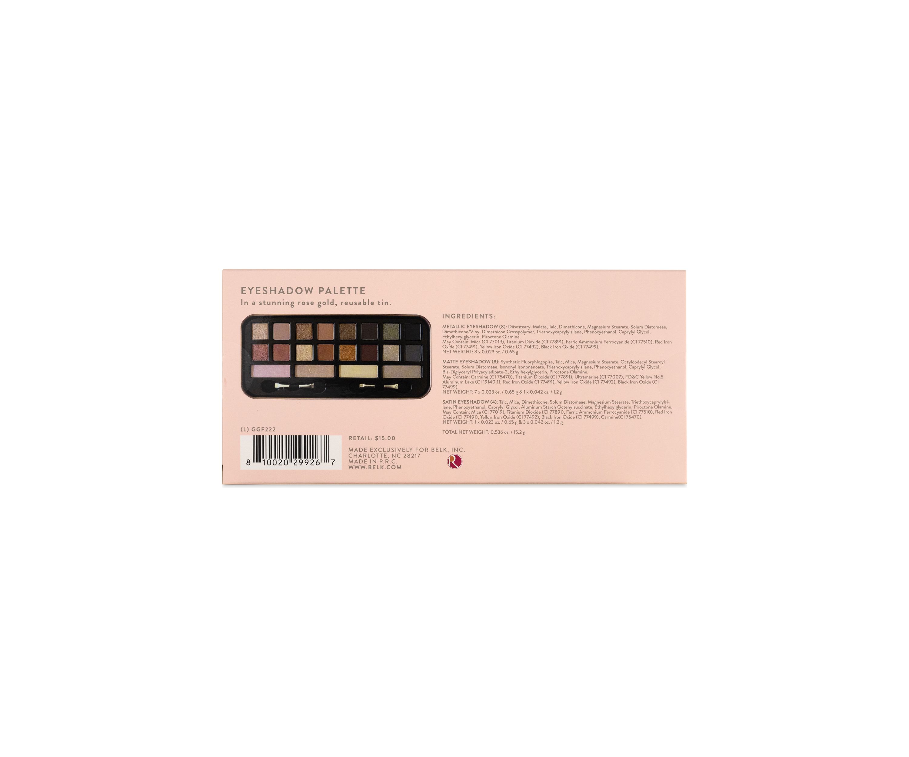 Eyeshadow Palette in Tin
